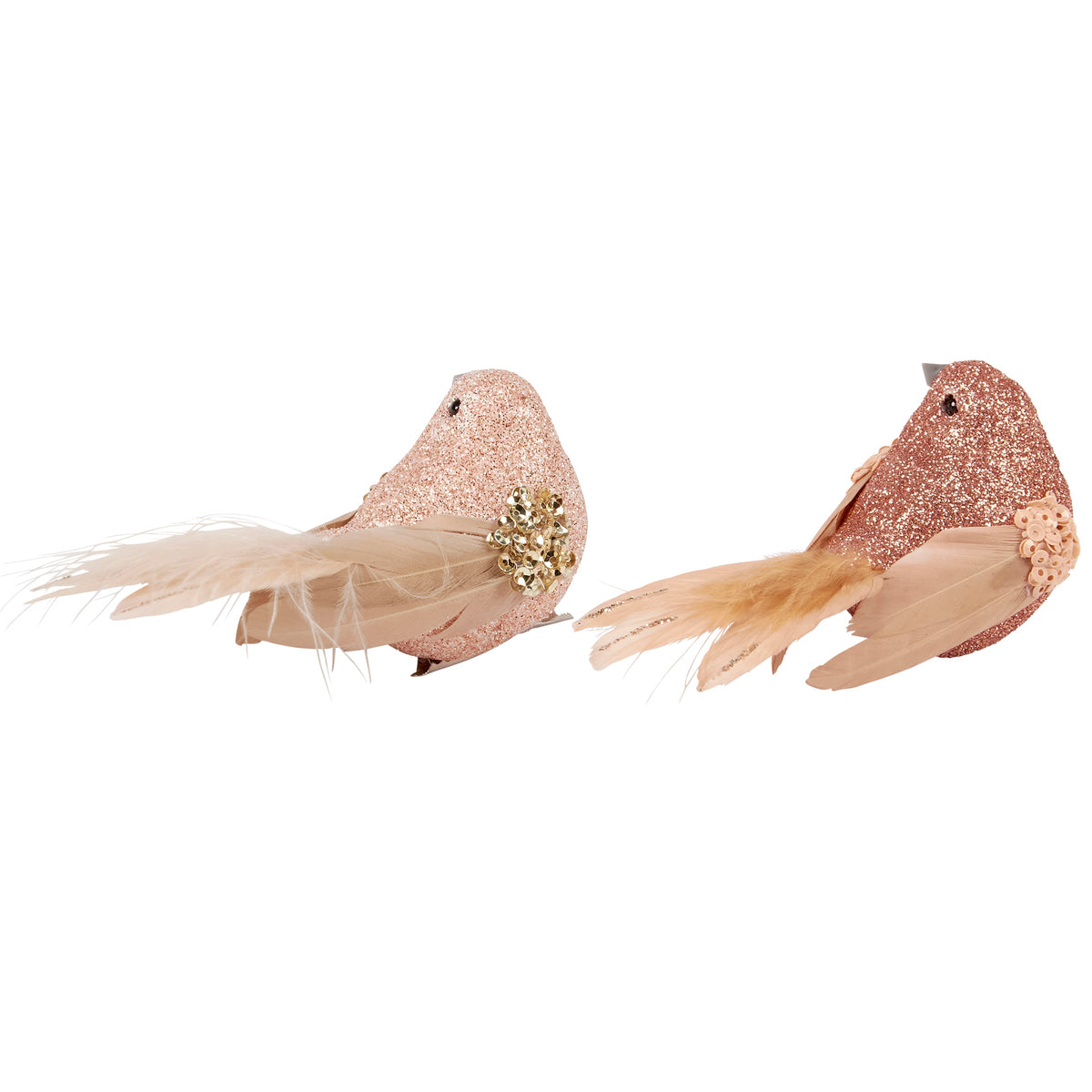 Blush Birds Ornament Set - angle