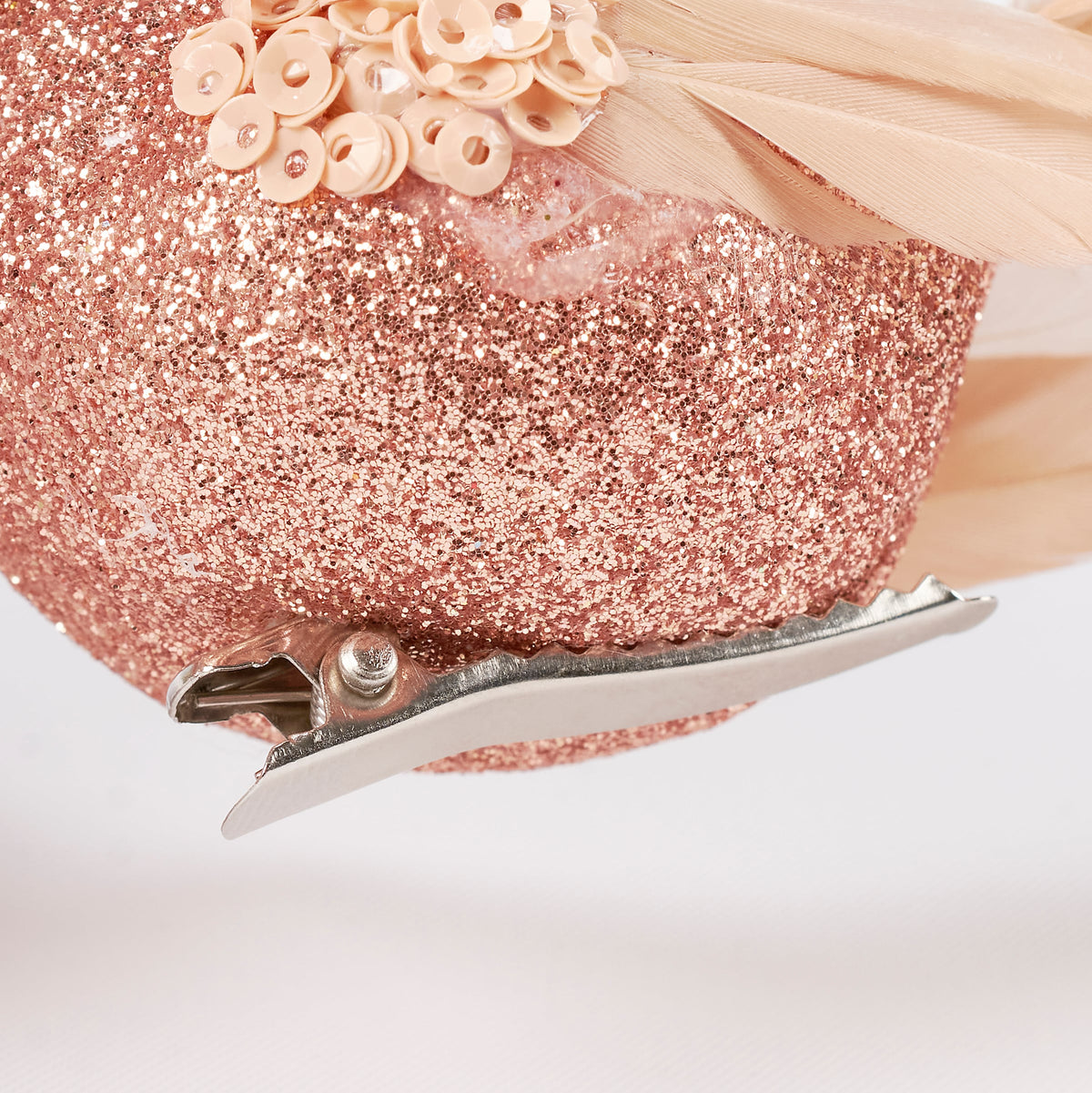 Blush Birds Ornament Set - back
