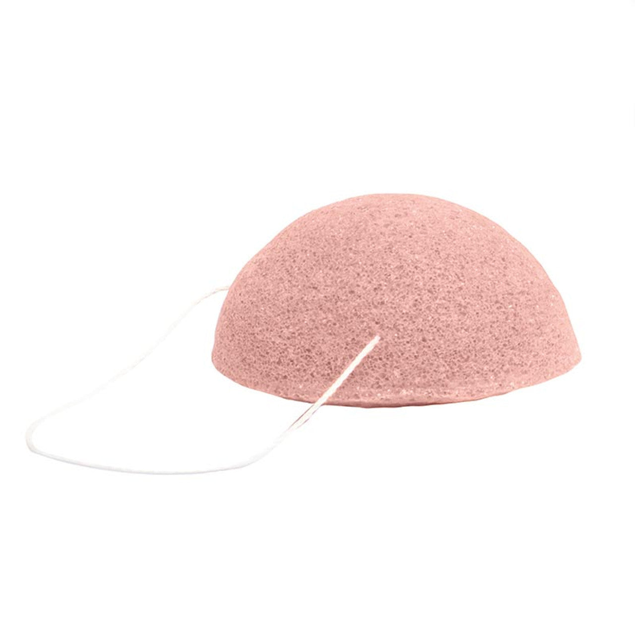 Blush Pink Konjac Facial Sponge | All-Natural Scrub Sponge Detoxify Exfoliate Skin