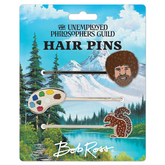 Bob Ross Hair Pins | 3 Bobby Pin Hair Clip