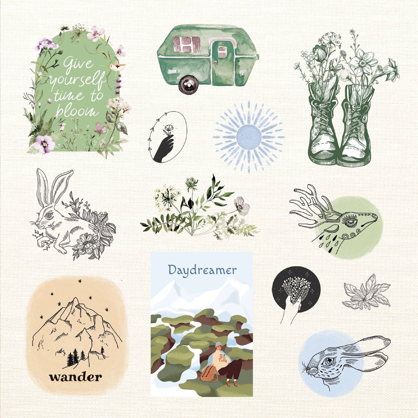 Boho Dreams Sticker Book | A Free-Spirited Sticker Book | Over 750 Stickers