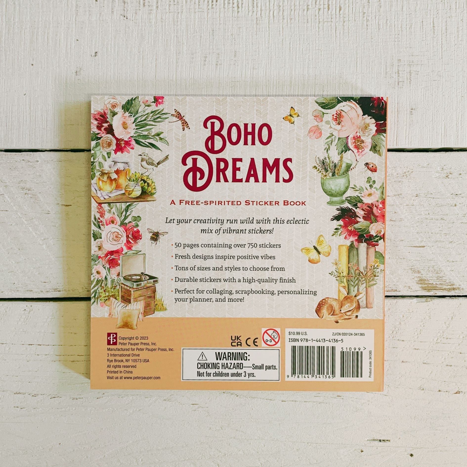 Boho Dreams Sticker Book | A Free-Spirited Sticker Book | Over 750 Stickers