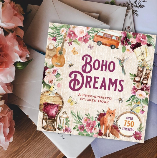 Boho Dreams Sticker Book | A Free-Spirited Sticker Book | Over 750 Stickers