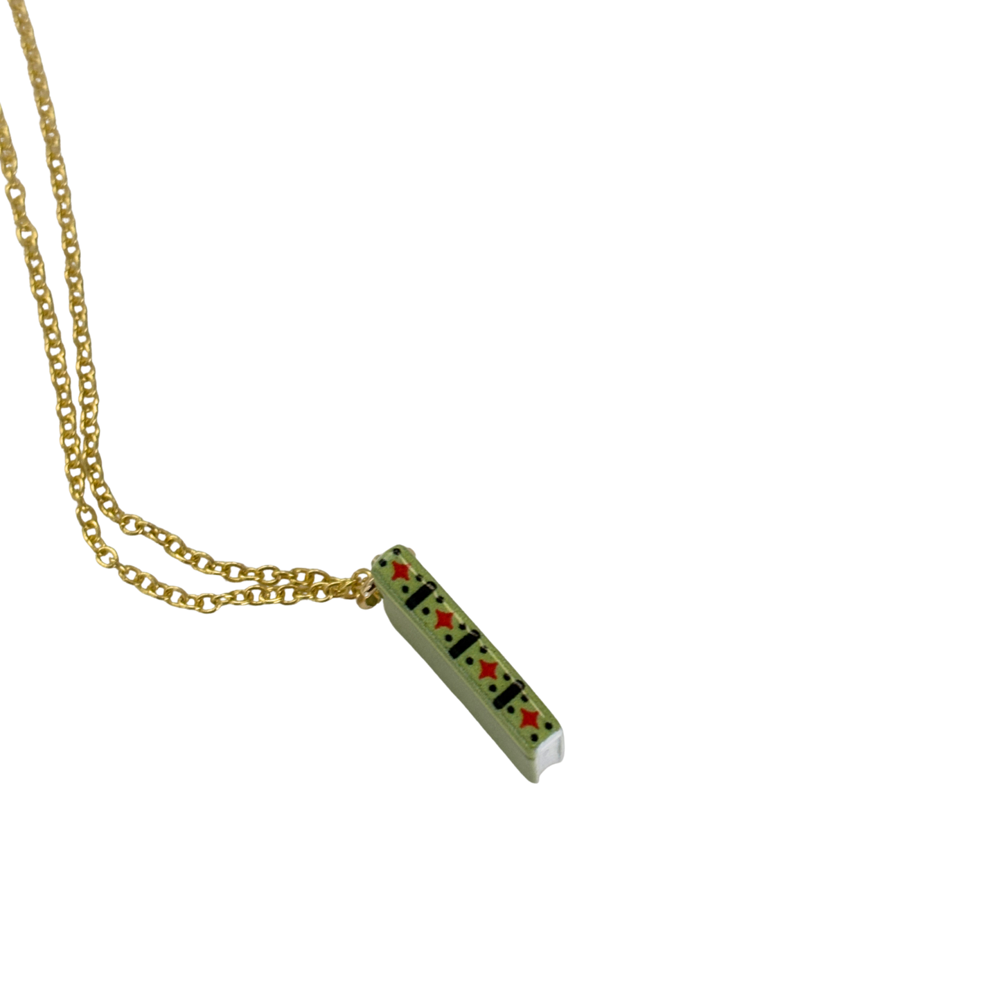 Book Lover Charm Necklace | Handpainted Mini Book | 20" Gold Chain | Romantasy, Spicy, or Cryptid Guide