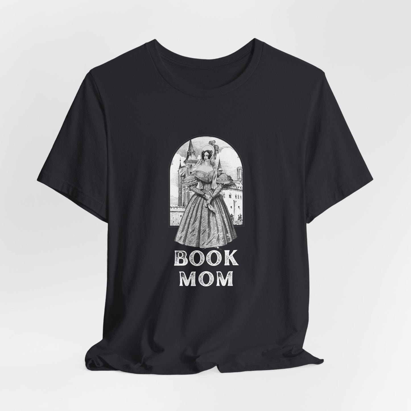 Book Mom Unisex Jersey Short Sleeve Tee | Bibliophile | Victorian | Book Lovers