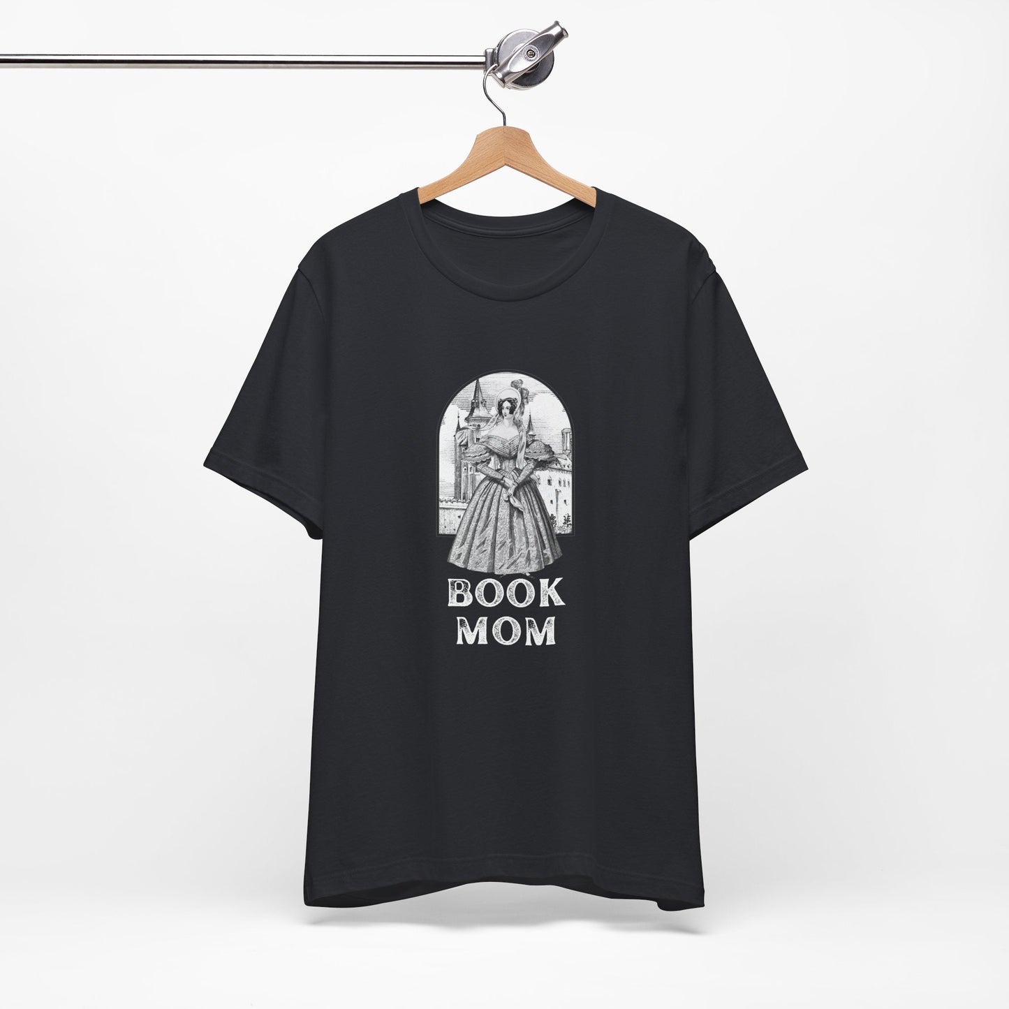 Book Mom Unisex Jersey Short Sleeve Tee | Bibliophile | Victorian | Book Lovers