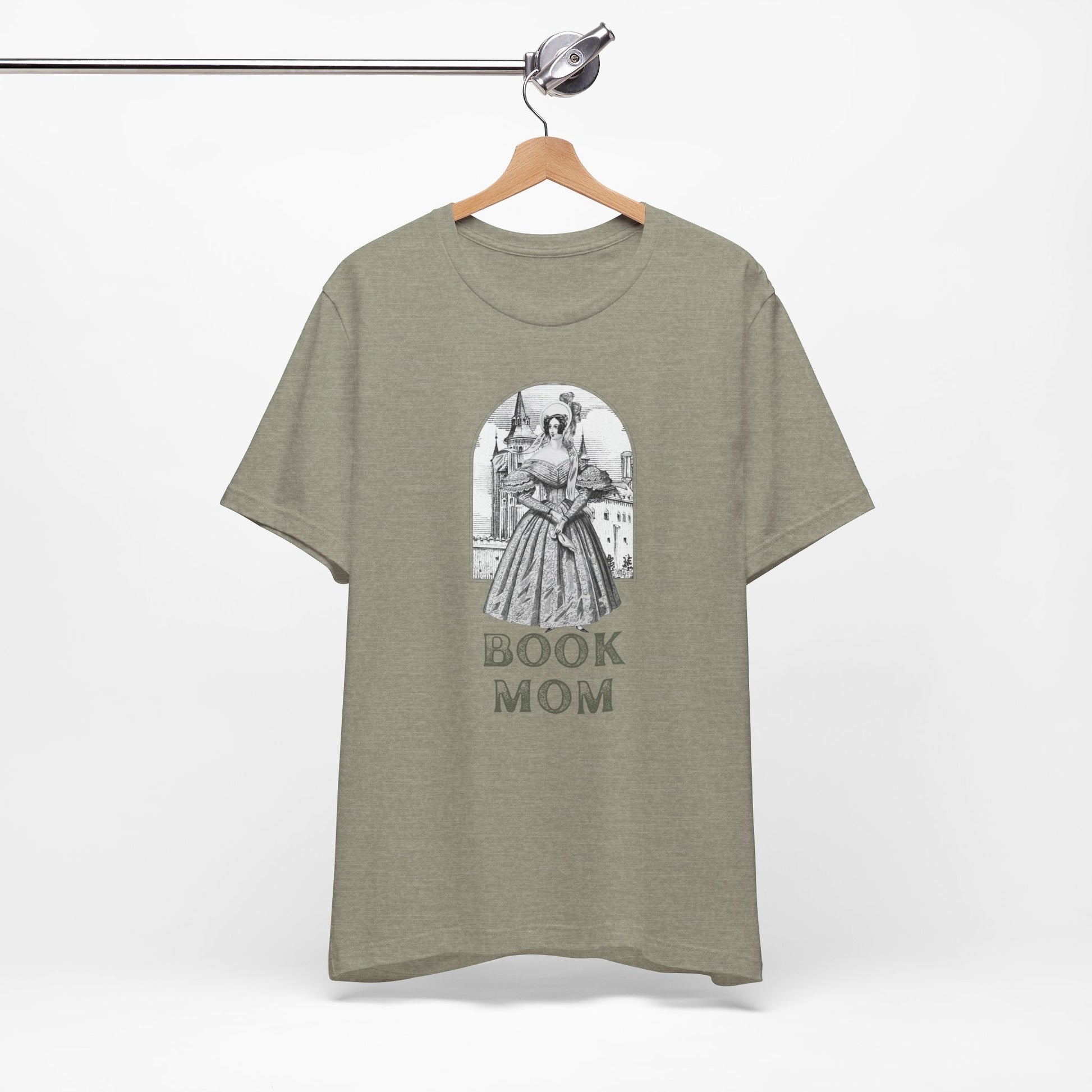 Book Mom Unisex Jersey Short Sleeve Tee | Bibliophile | Victorian | Book Lovers