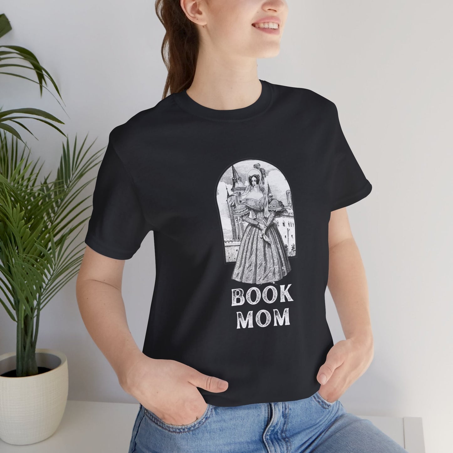 Book Mom Unisex Jersey Short Sleeve Tee | Bibliophile | Victorian | Book Lovers