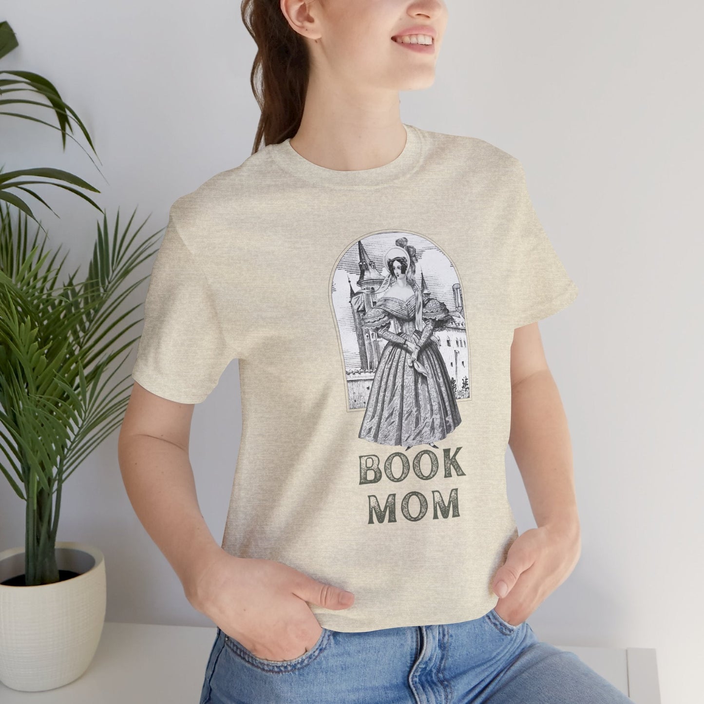 Book Mom Unisex Jersey Short Sleeve Tee | Bibliophile | Victorian | Book Lovers