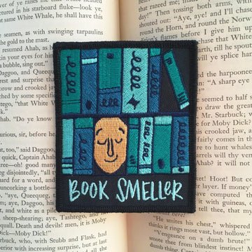 Book Smeller Iron On Patch