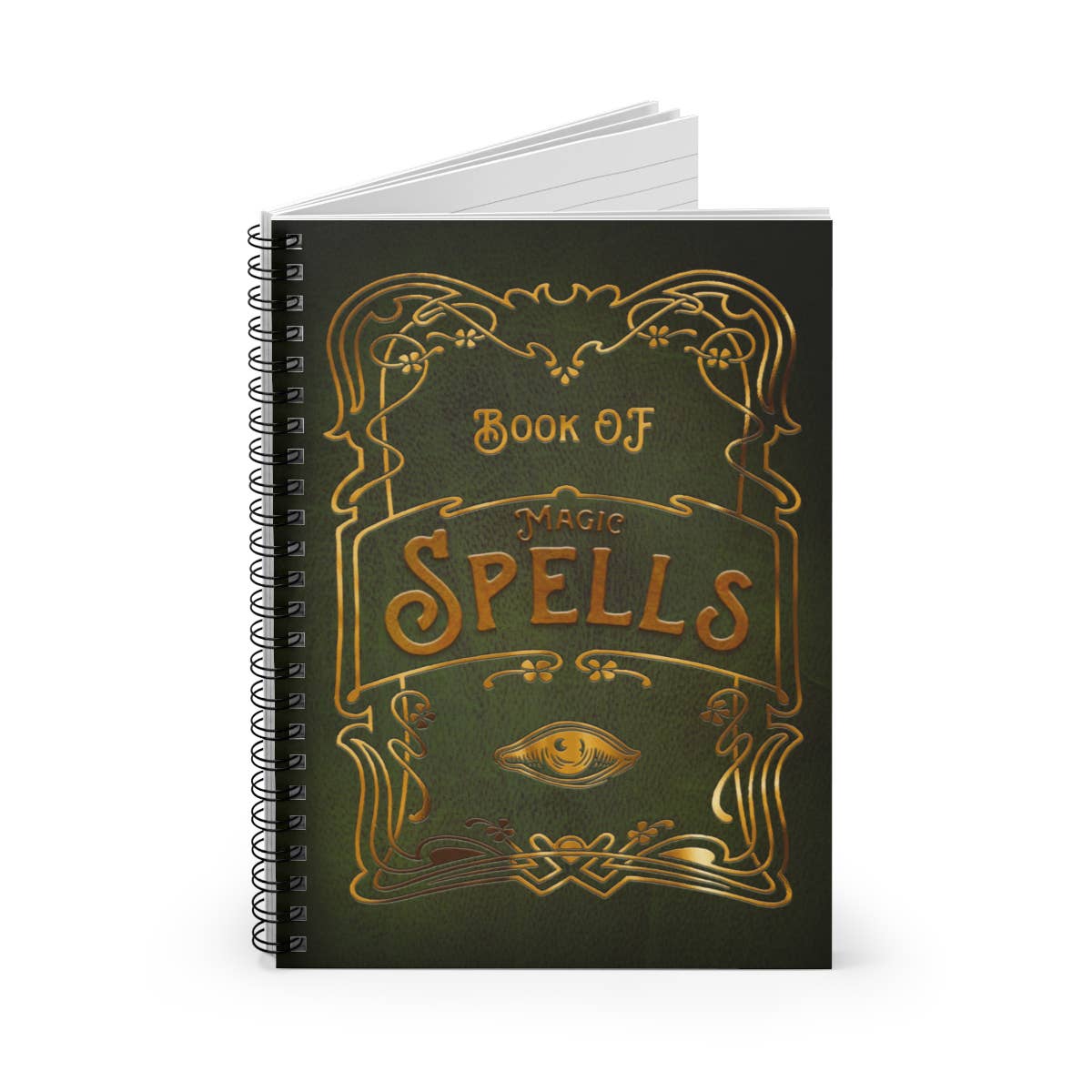Book of Spells Spiral Notebook | 8 ¼ x 5 ¾ in