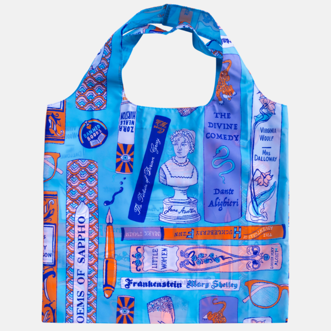 Bookbag Art Sack® Eco-Friendly Reusable Book Lovers Tote Bag