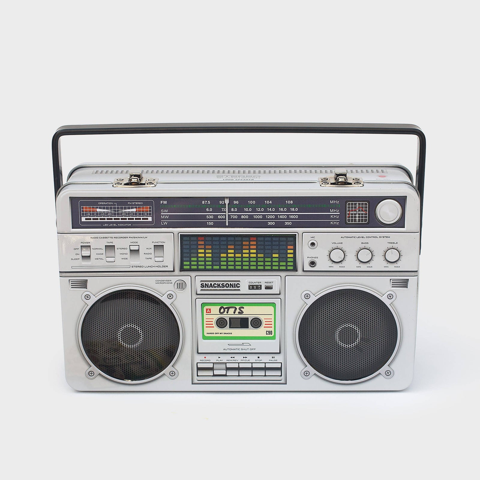 Boombox Lunch Box | 80s Cassette Player Radio