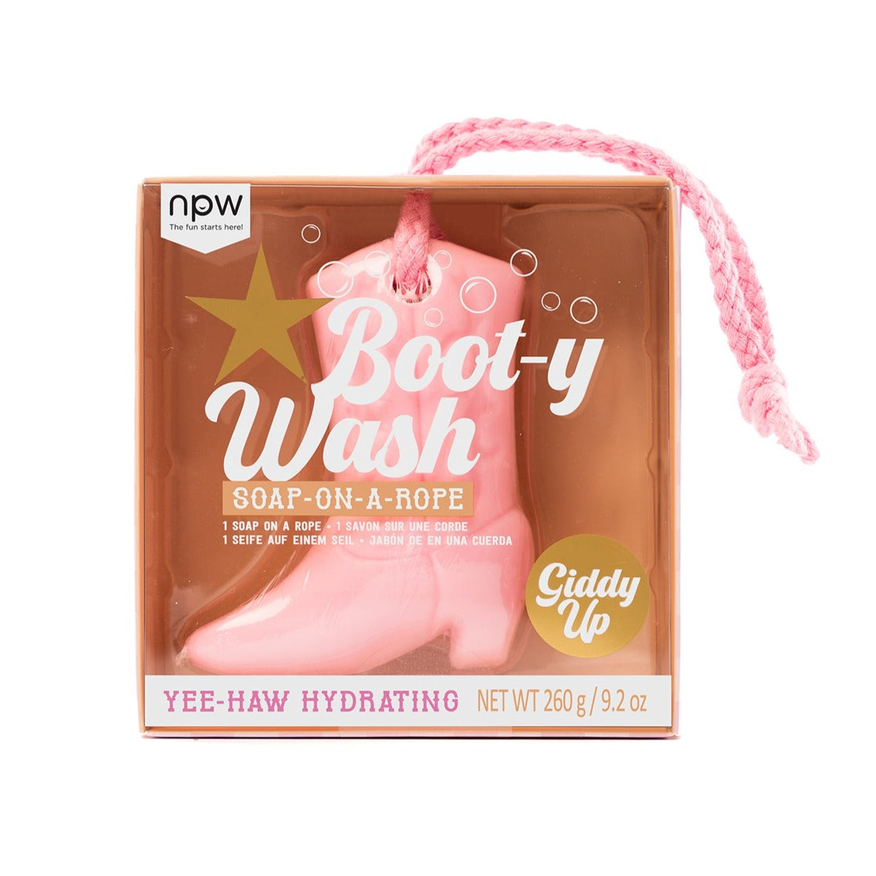 Boot-y Wash Soap On A Rope | Hydrating Boots Shaped Soap