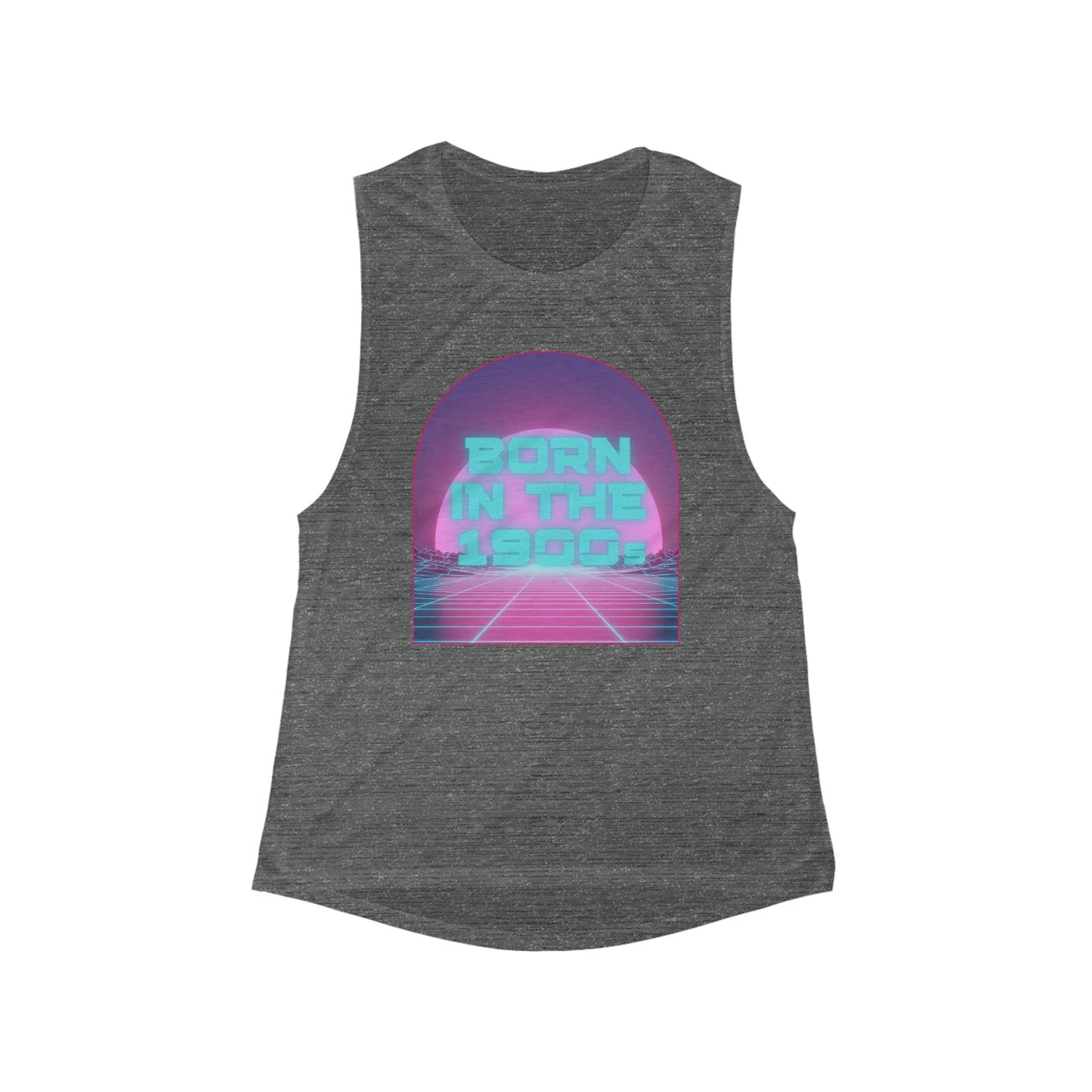 Born in the 1900s Flowy Scoop Muscle Tank