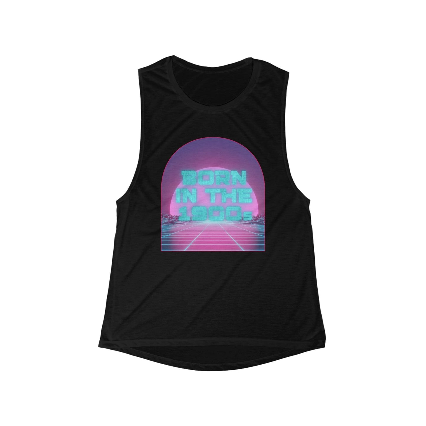 Born in the 1900s Flowy Scoop Muscle Tank