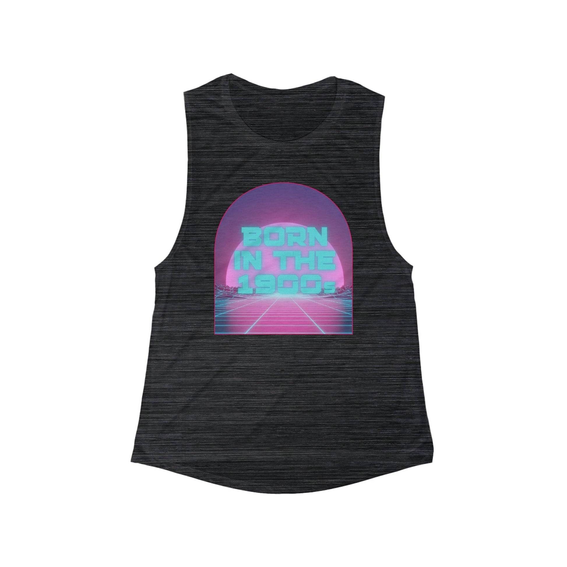 Born in the 1900s Flowy Scoop Muscle Tank