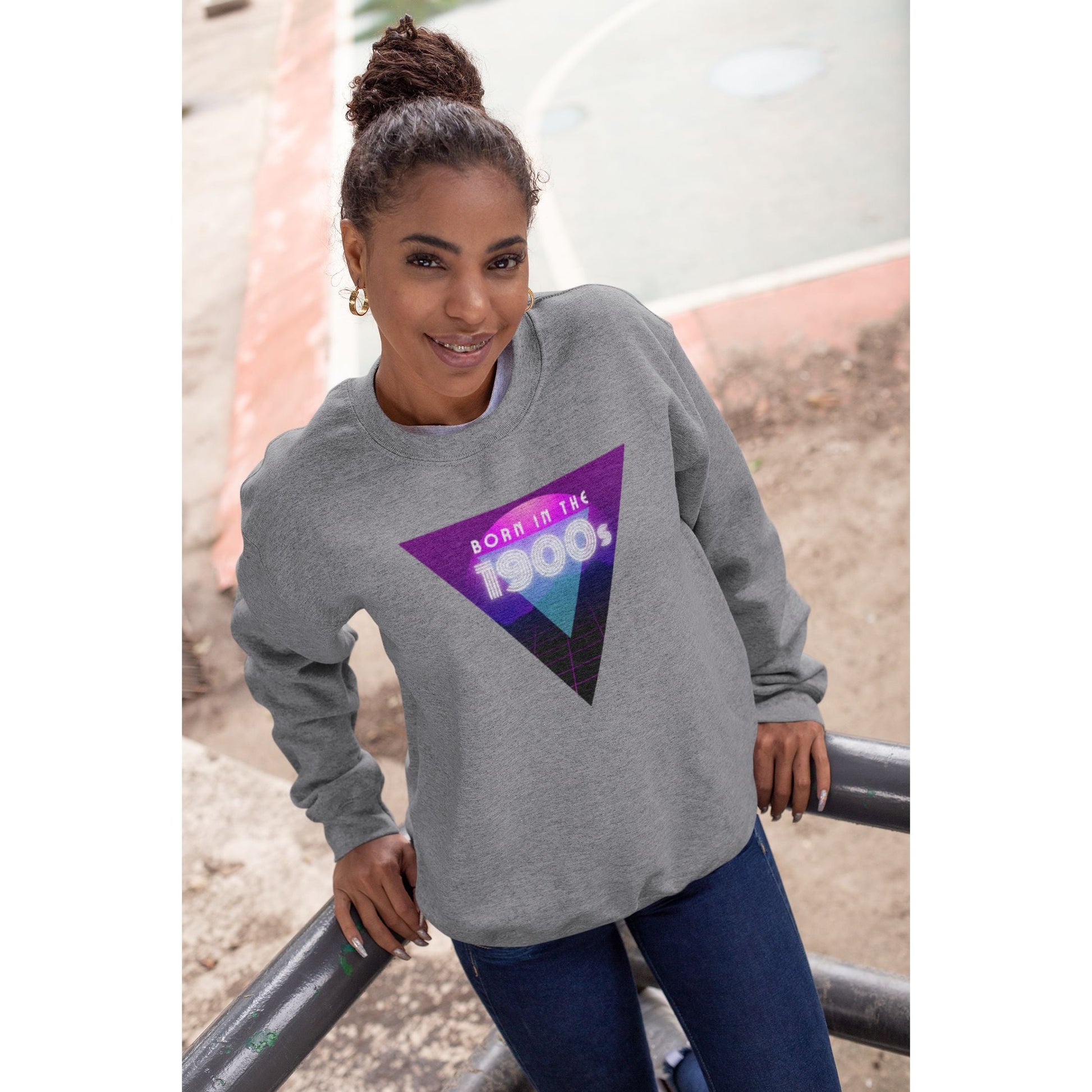 Born in the 1900s Unisex Heavy Blend™ Crewneck Sweatshirt Sizes SM-5XL | Plus Size Available