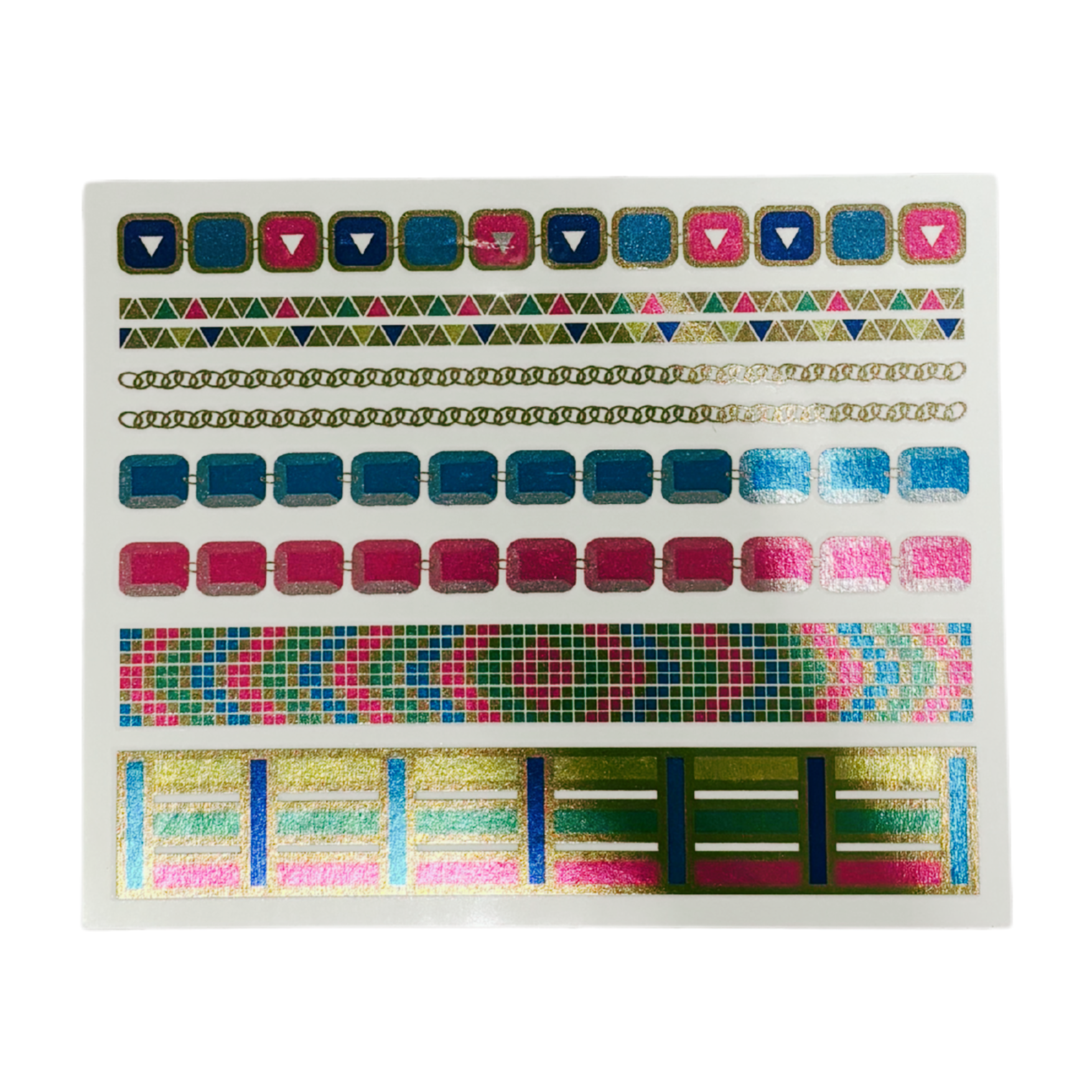 Friendship Bracelets Temporary Tattoo Set