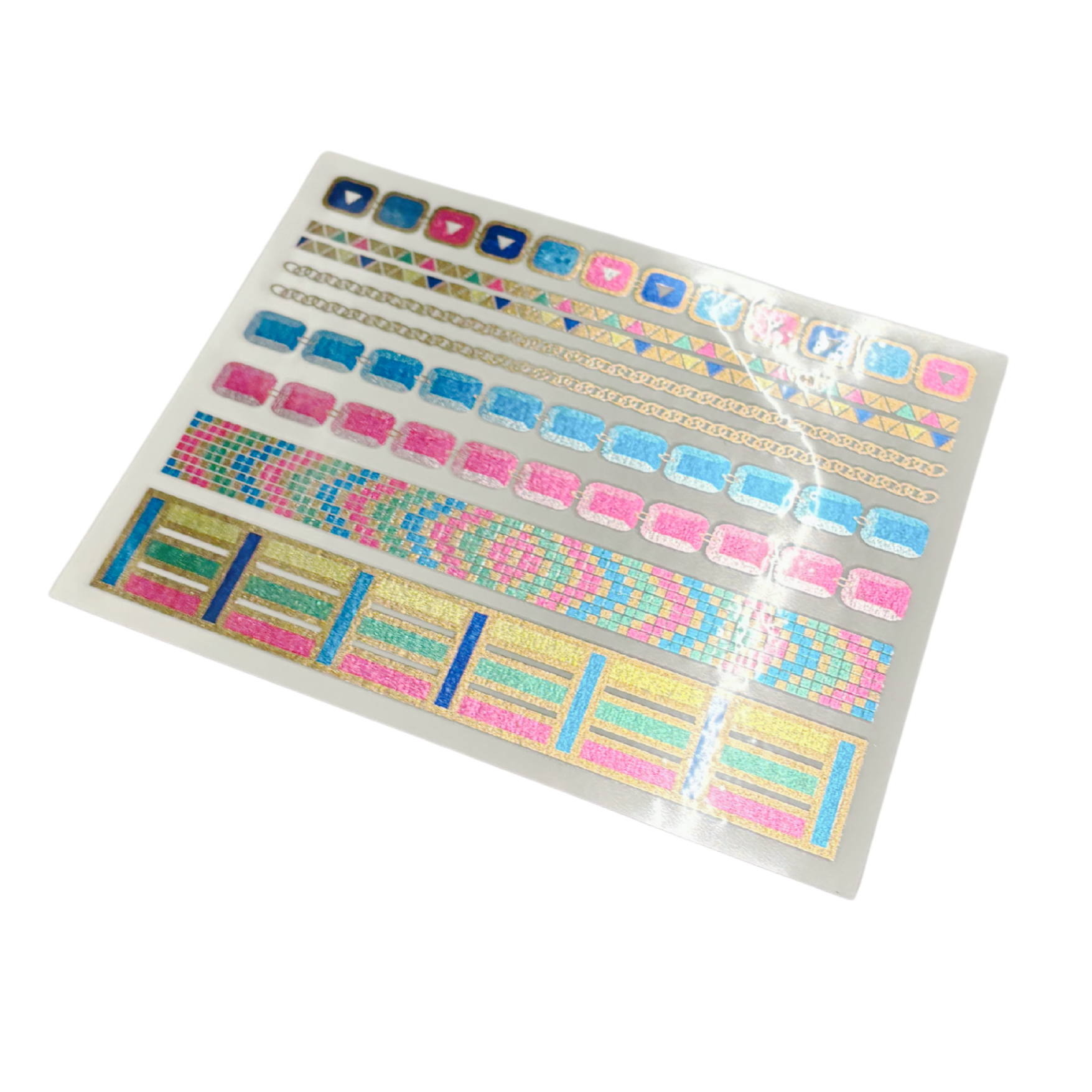 Friendship Bracelets Temporary Tattoo Set