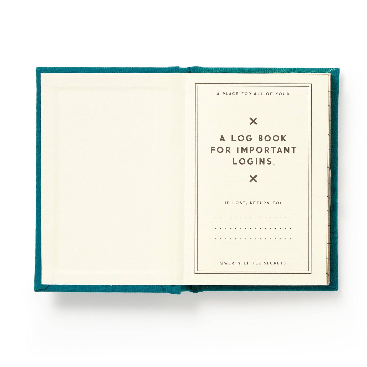 Brass Monkey Definitely Not My Passwords Diary | Mini Password Notebook (2.75” x 3.75”)