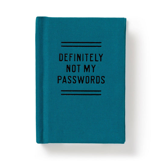 Brass Monkey Definitely Not My Passwords Diary | Mini Password Notebook (2.75” x 3.75”)