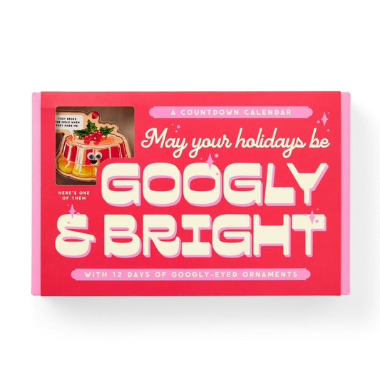 Brass Monkey Googly & Bright Holiday Christmas Advent Countdown Calendar-Chronicle Books-The Bullish Store