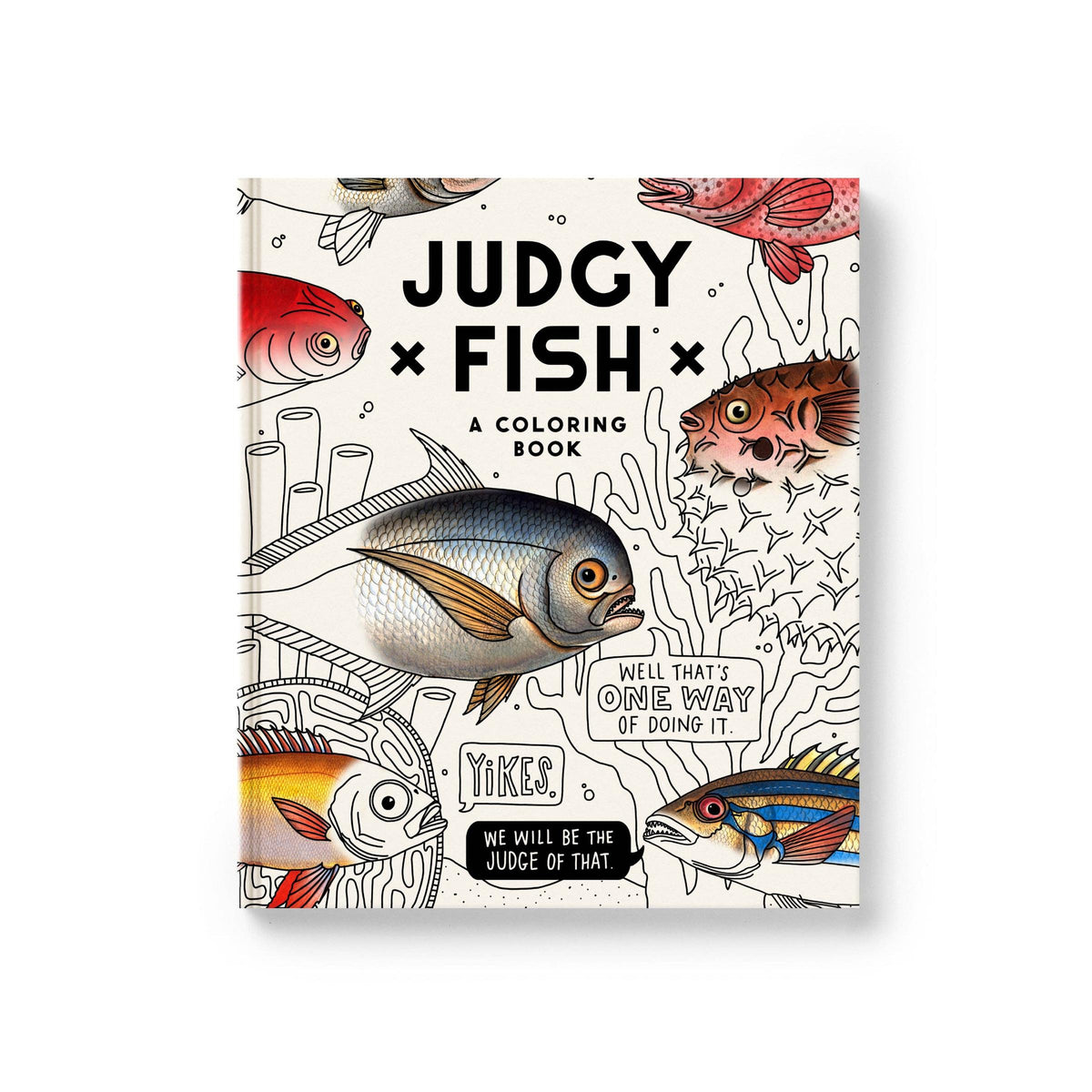 Brass Monkey Judgy Fish Coloring Book