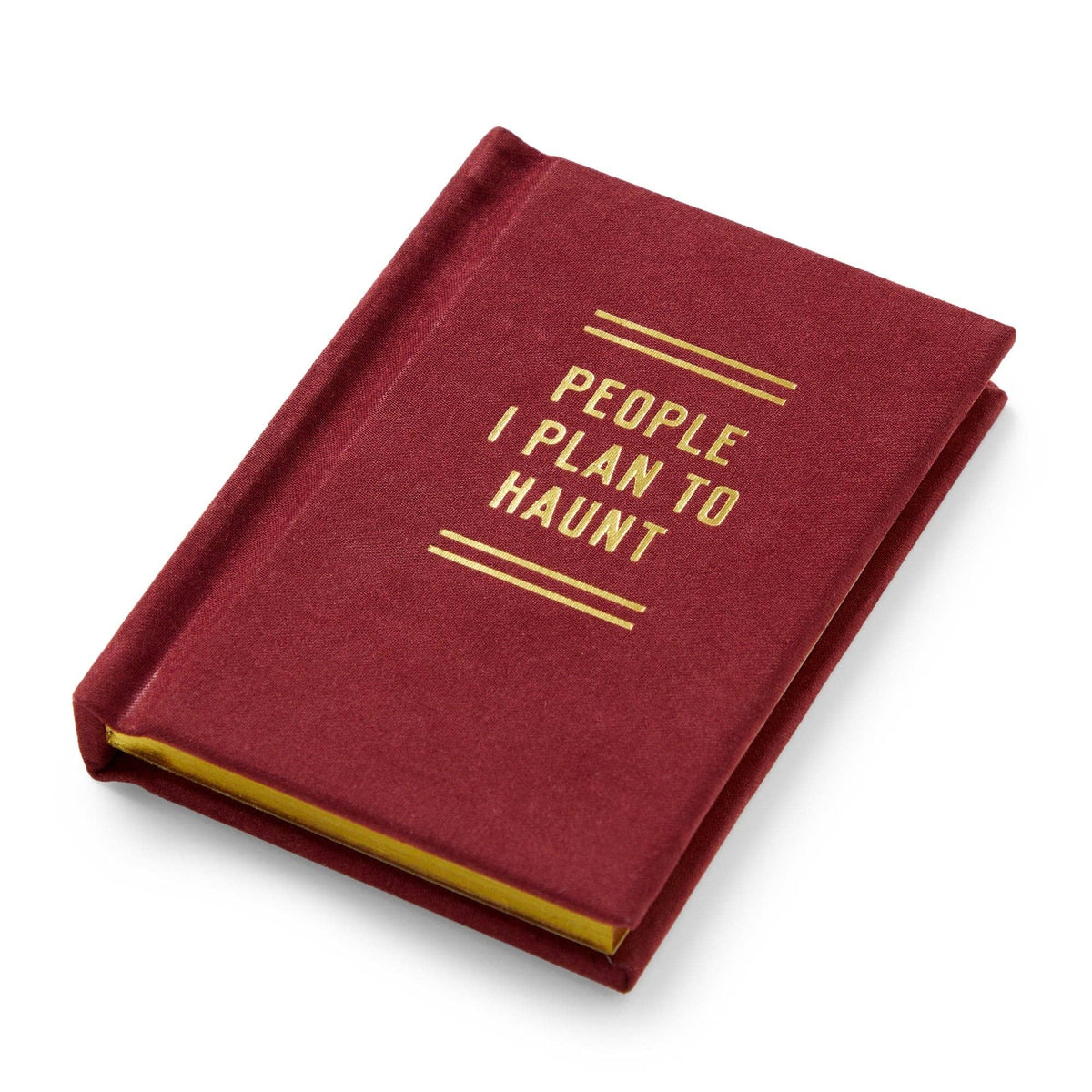 Brass Monkey People I Plan To Haunt Tiny Diary-Chronicle Books-The Bullish Store
