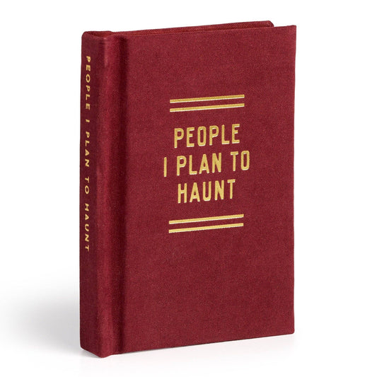 Brass Monkey People I Plan To Haunt Tiny Diary-Chronicle Books-The Bullish Store