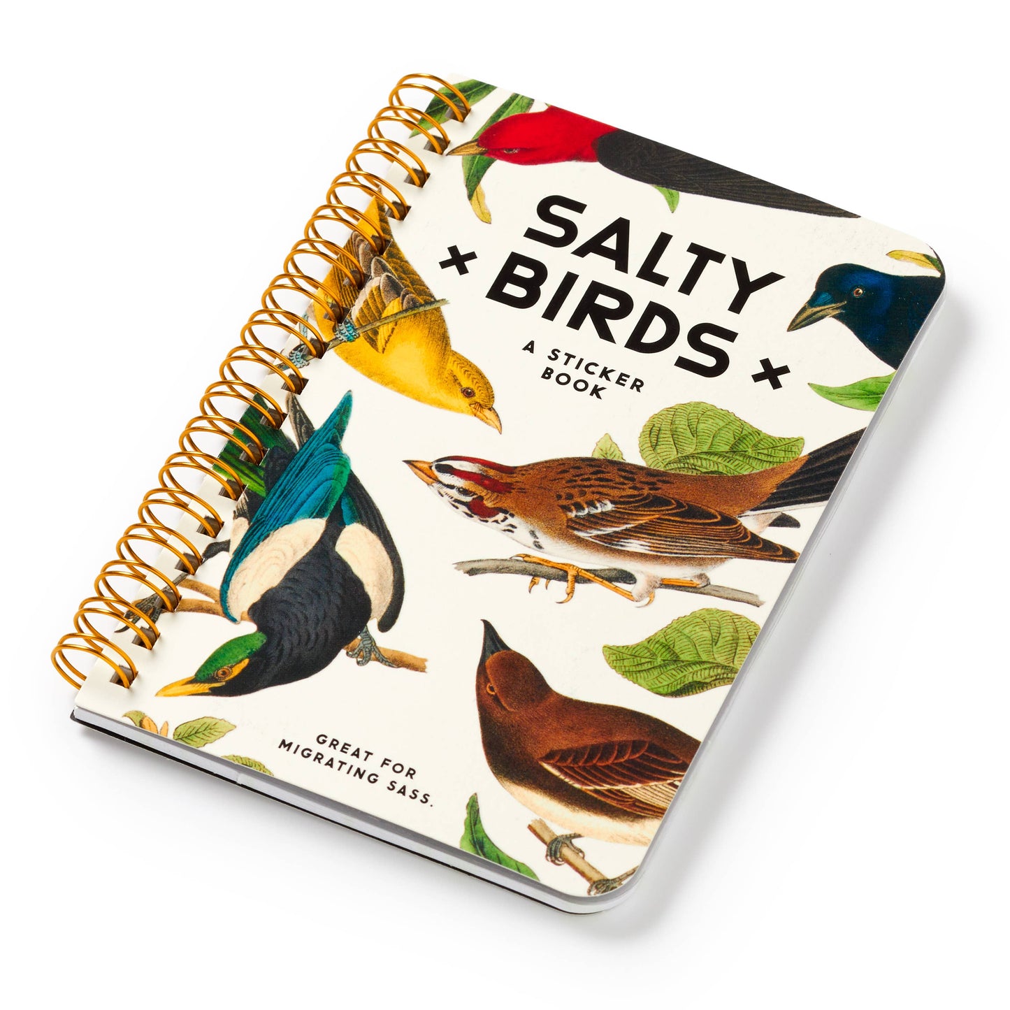 Brass Monkey Salty Birds Sticker Book | Vintage Illustrations Decals