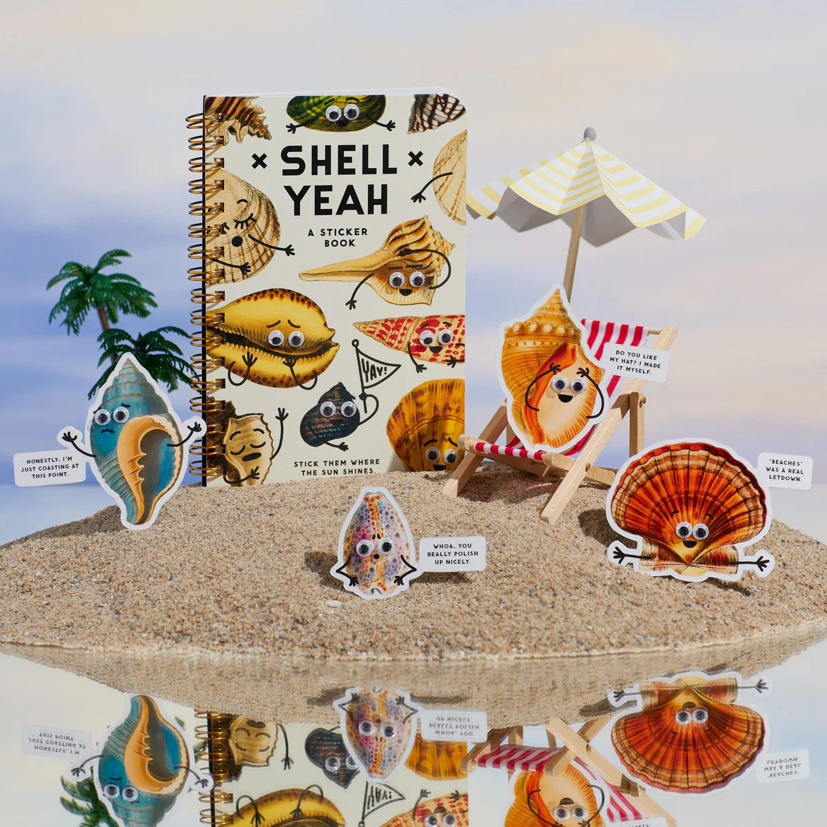 Brass Monkey Shell Yeah Sticker Book