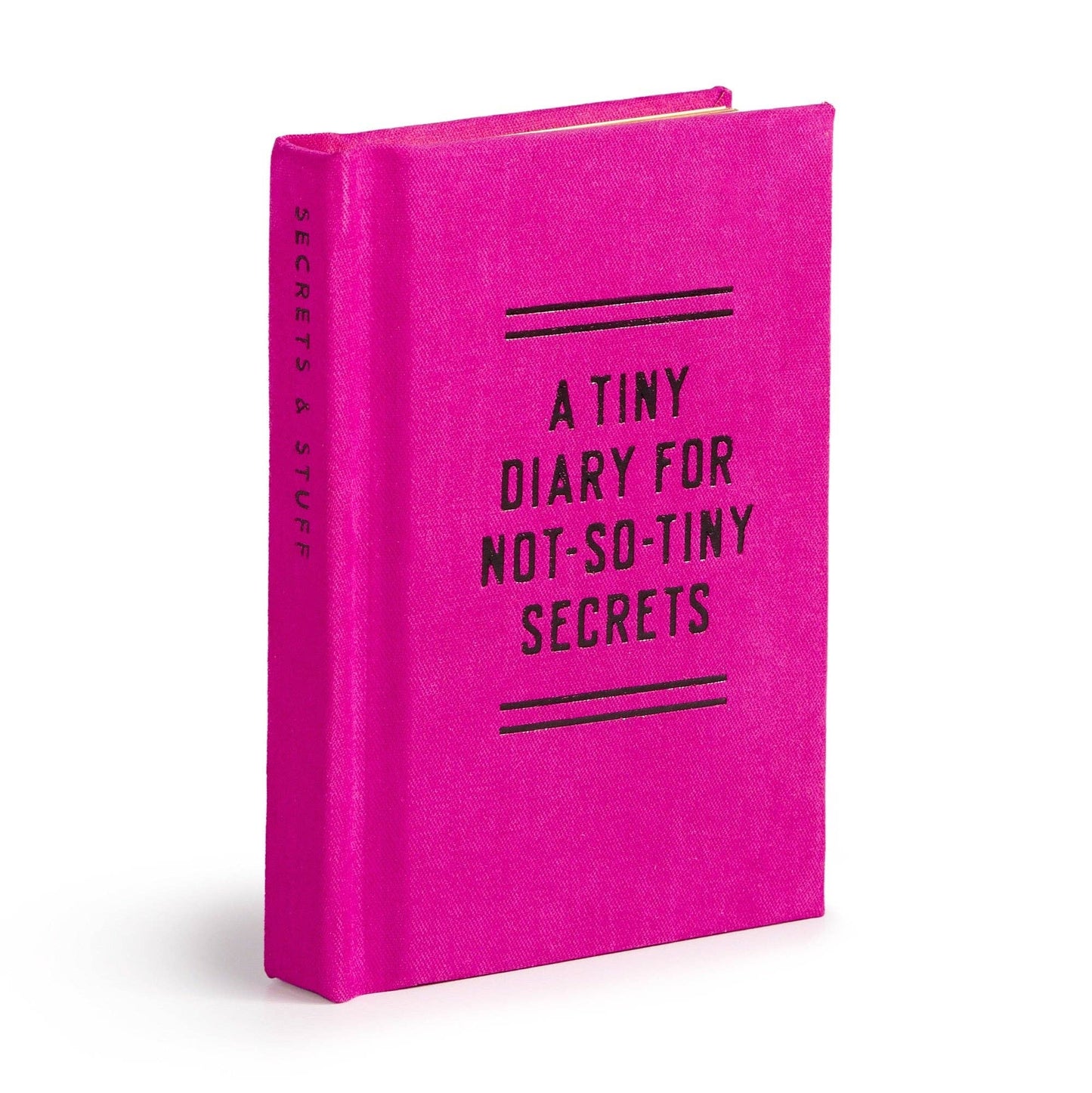 Brass Monkey Tiny Diary for Not So Tiny Secrets | Mini Record Journal Notebook | 2.75” x 3.75”