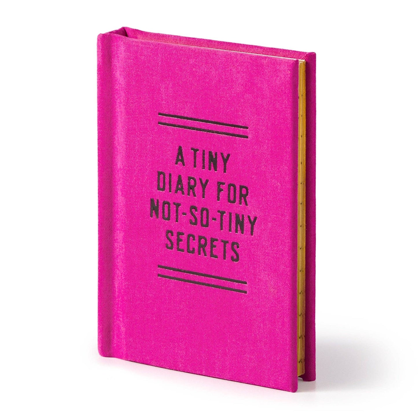 Brass Monkey Tiny Diary for Not So Tiny Secrets | Mini Record Journal Notebook | 2.75” x 3.75”