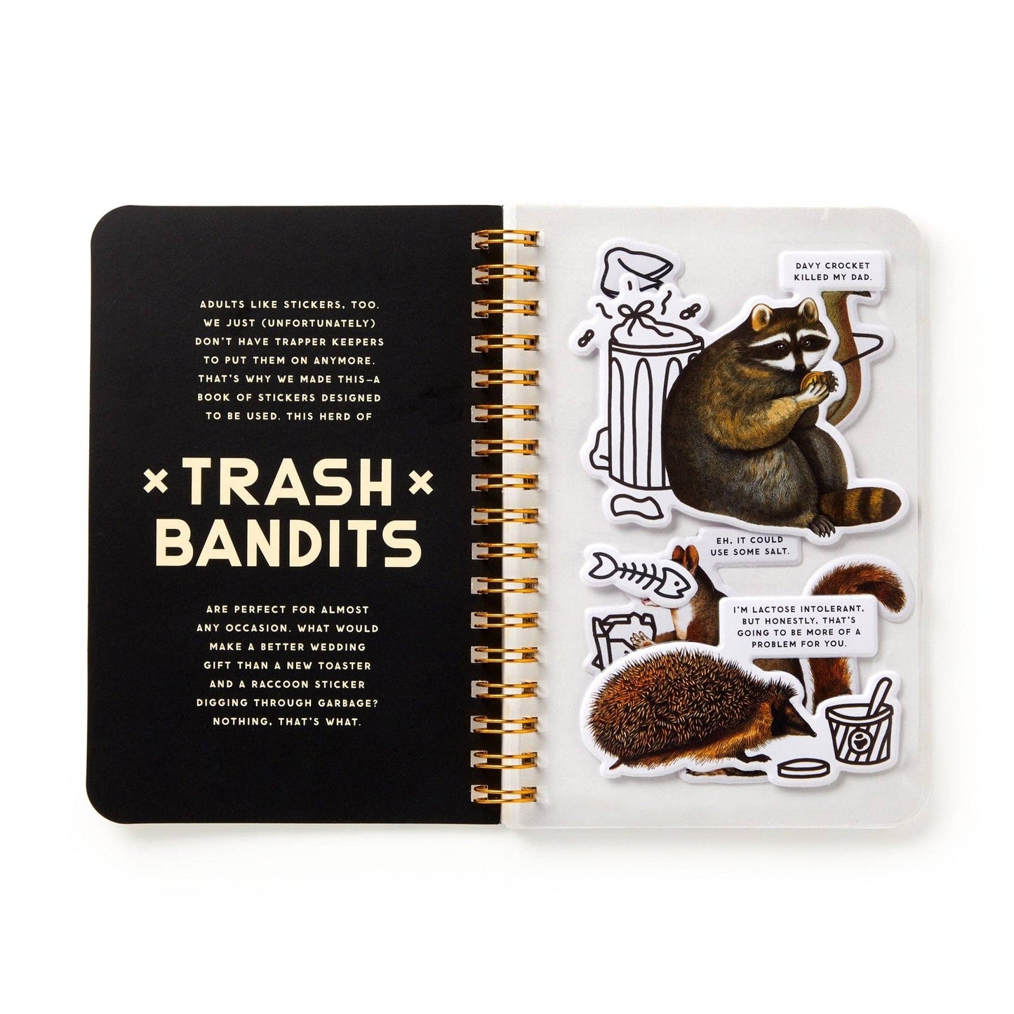 Brass Monkey Trash Bandits Sticker Book-Chronicle Books-The Bullish Store