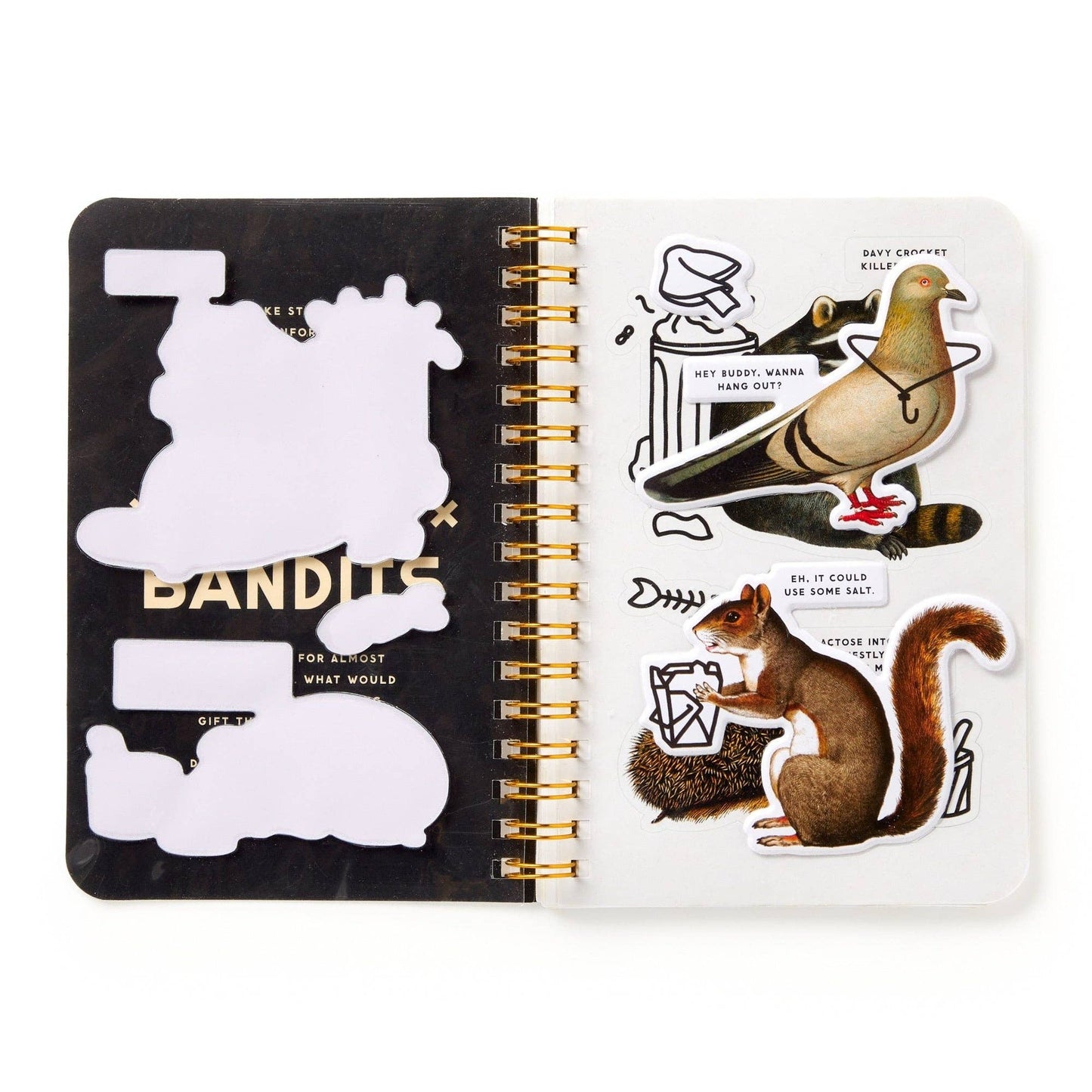 Brass Monkey Trash Bandits Sticker Book-Chronicle Books-The Bullish Store