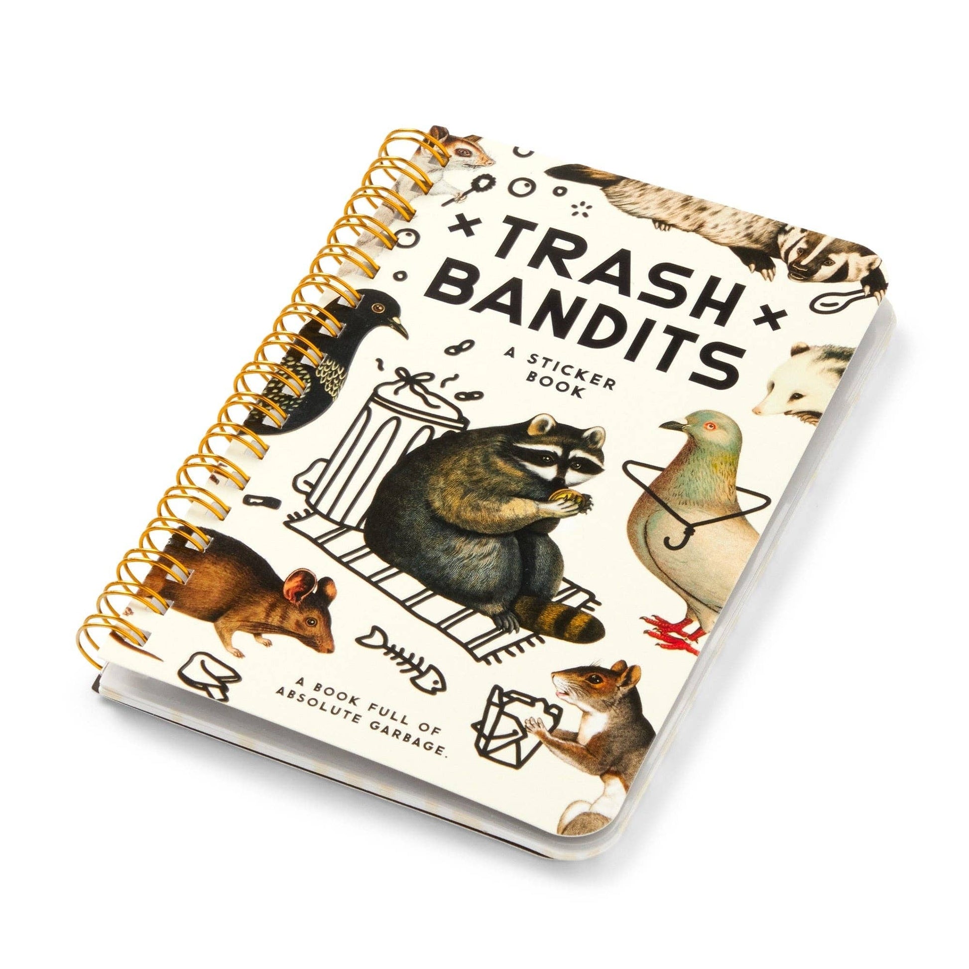 Brass Monkey Trash Bandits Sticker Book-Chronicle Books-The Bullish Store