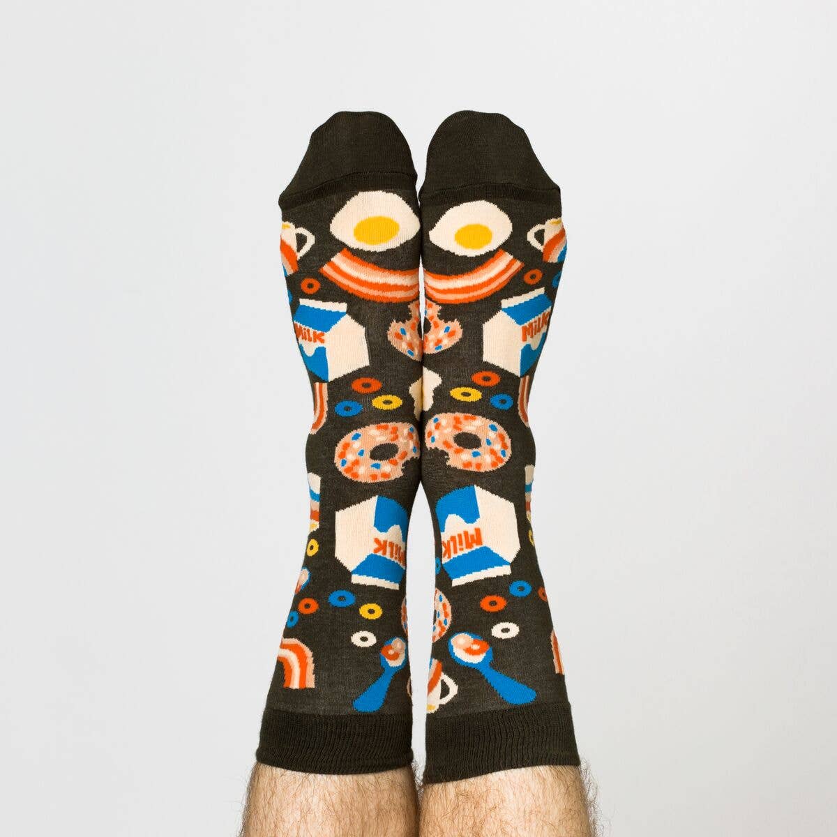 Breakfast Men's Crew Socks | Foodie Gifts for Him