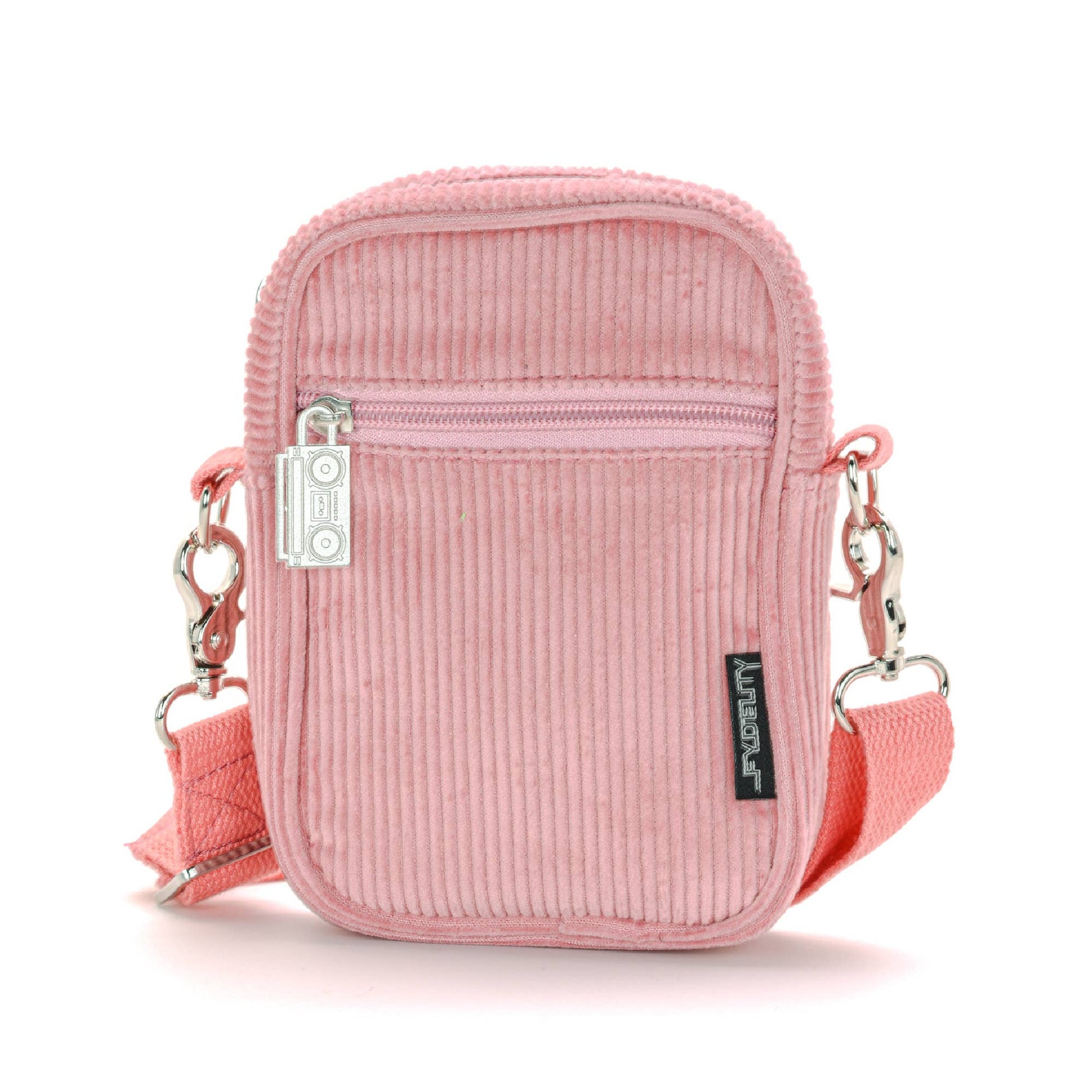 Brick Bag in Corduroy Pink | Mini Crossbody