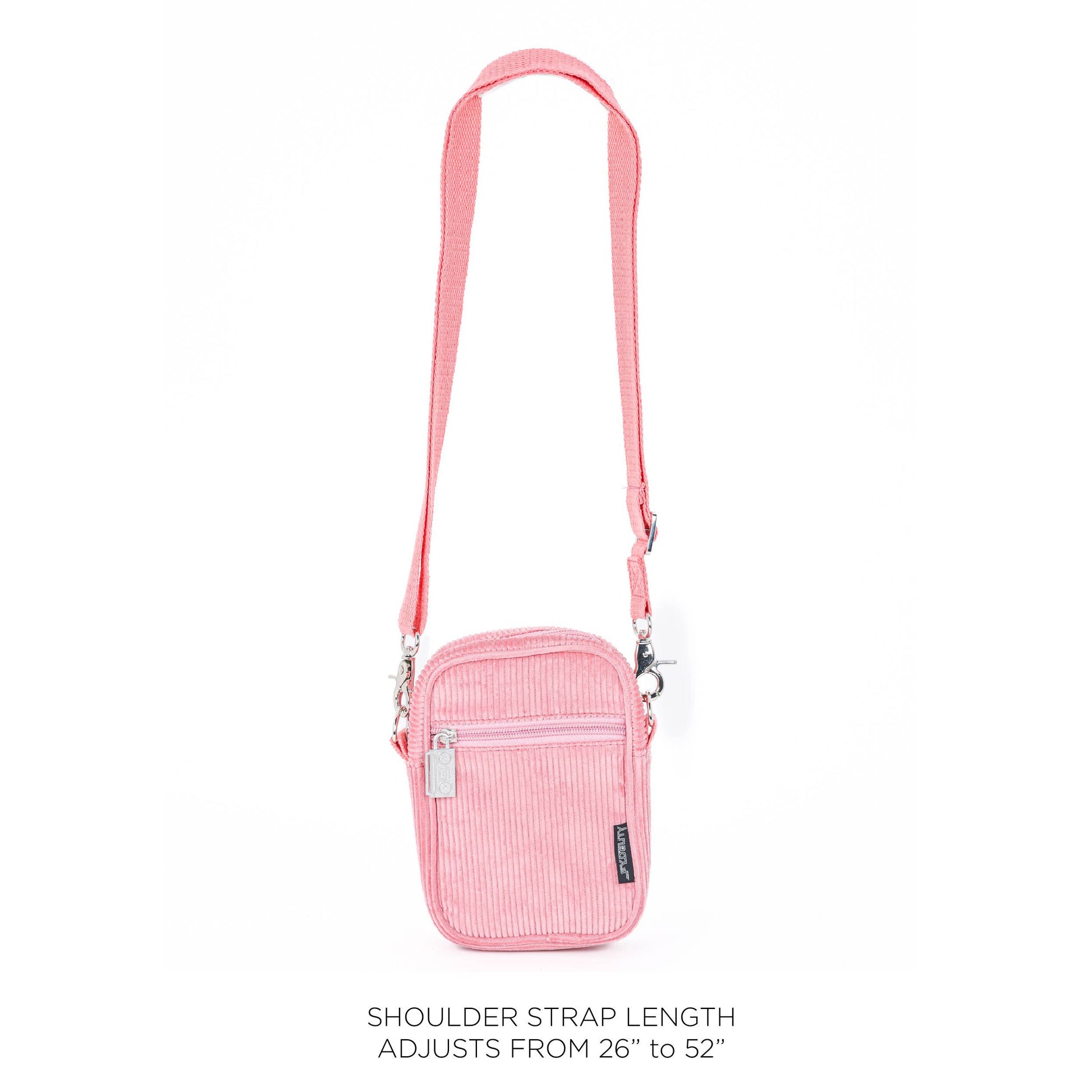 Brick Bag in Corduroy Pink | Mini Crossbody