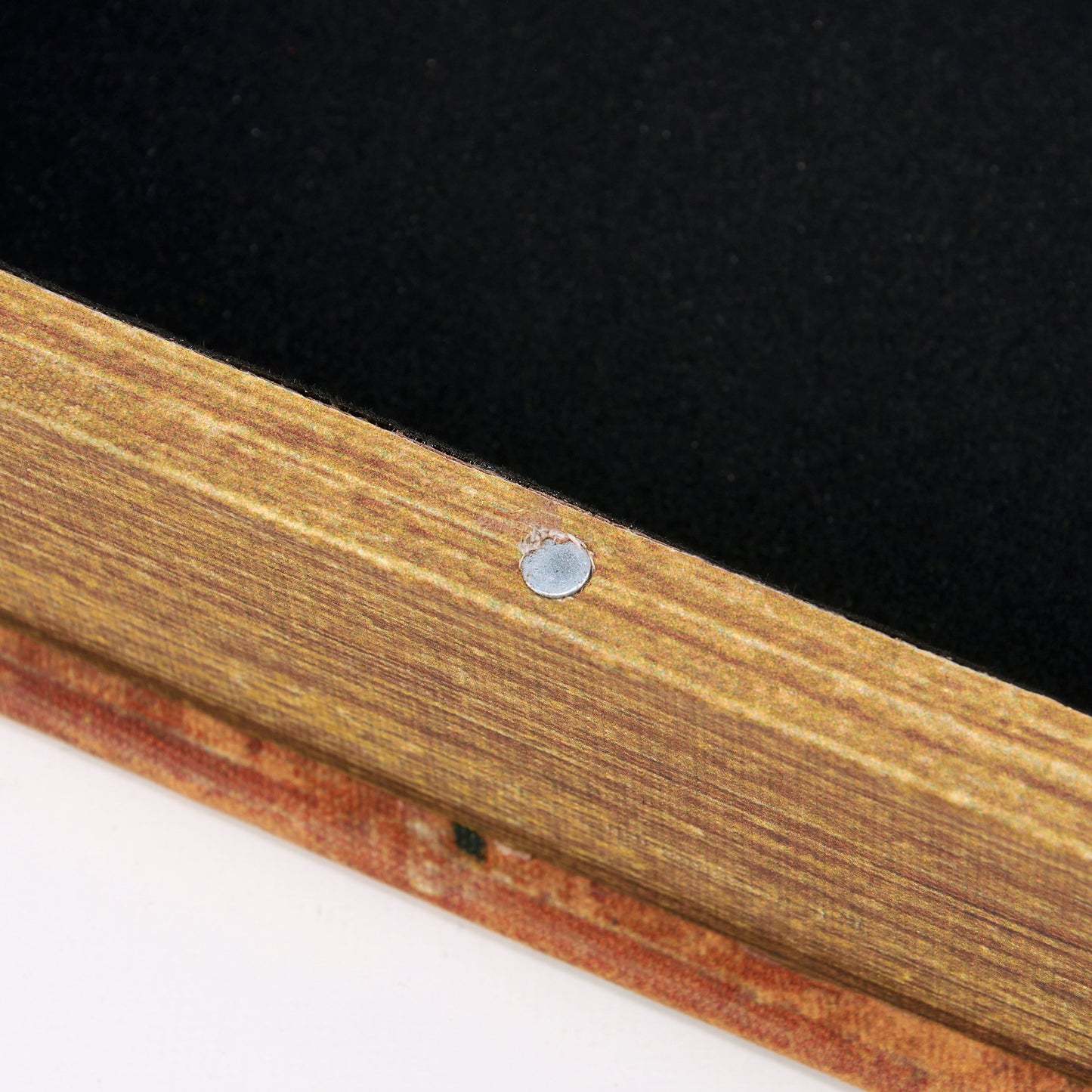 Brown Lattice Velvet-Lined Canvas Book Box | 5.5" x 7.75" x 2"