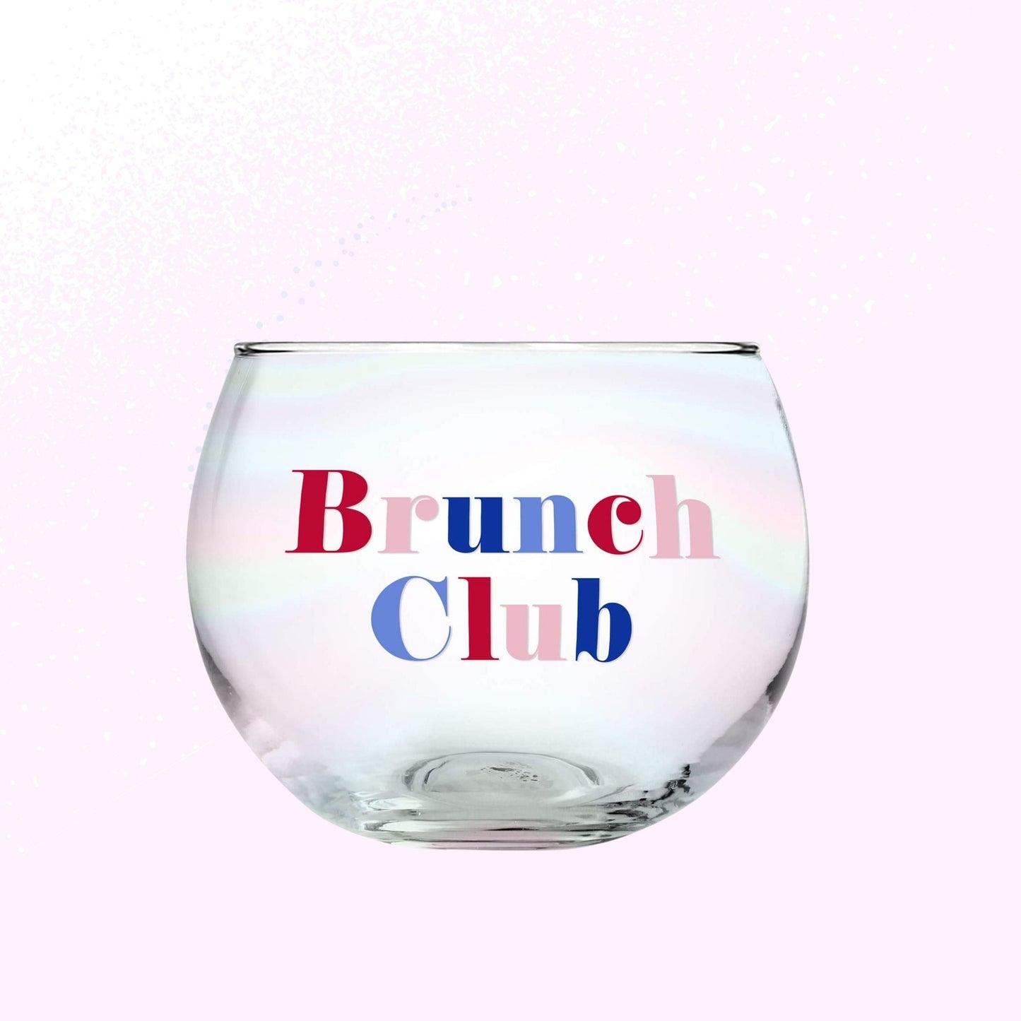 Brunch Club Roly Poly Clear Glass | 13 oz.