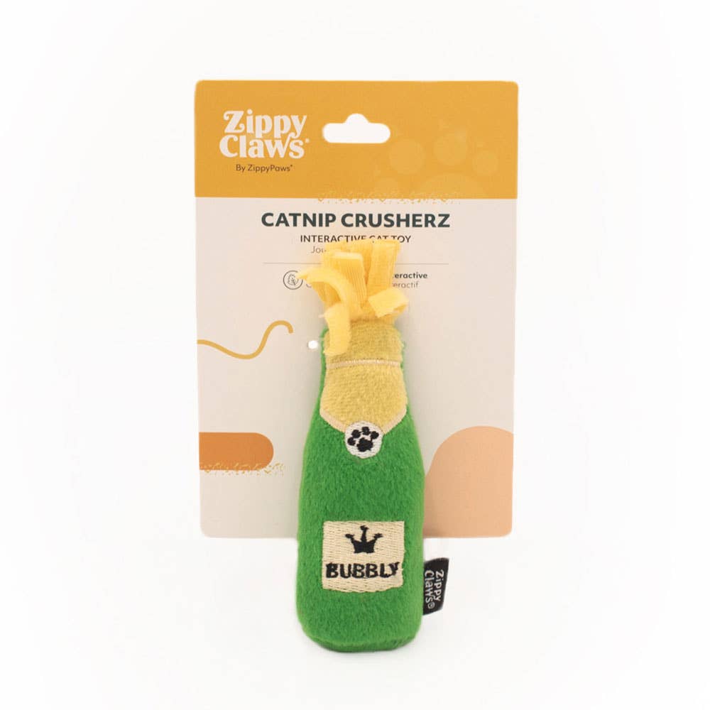 Bubbly Catnip Crusherz | Plush Toys for Pet Lovers | Giftable Cat Stocking Stuffer