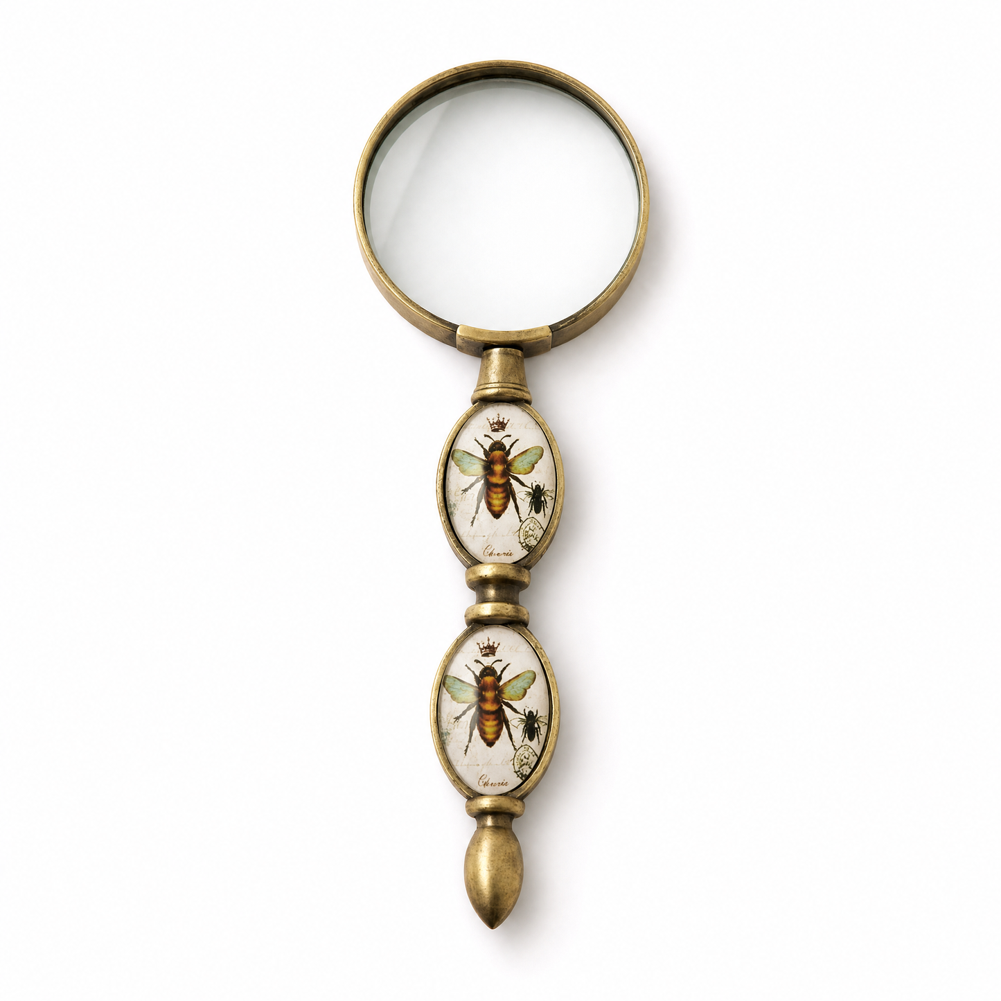 Bumble Bee Magnifier | Bronze and Glass Giftable Magnifying Glass-Value Arts-The Bullish Store