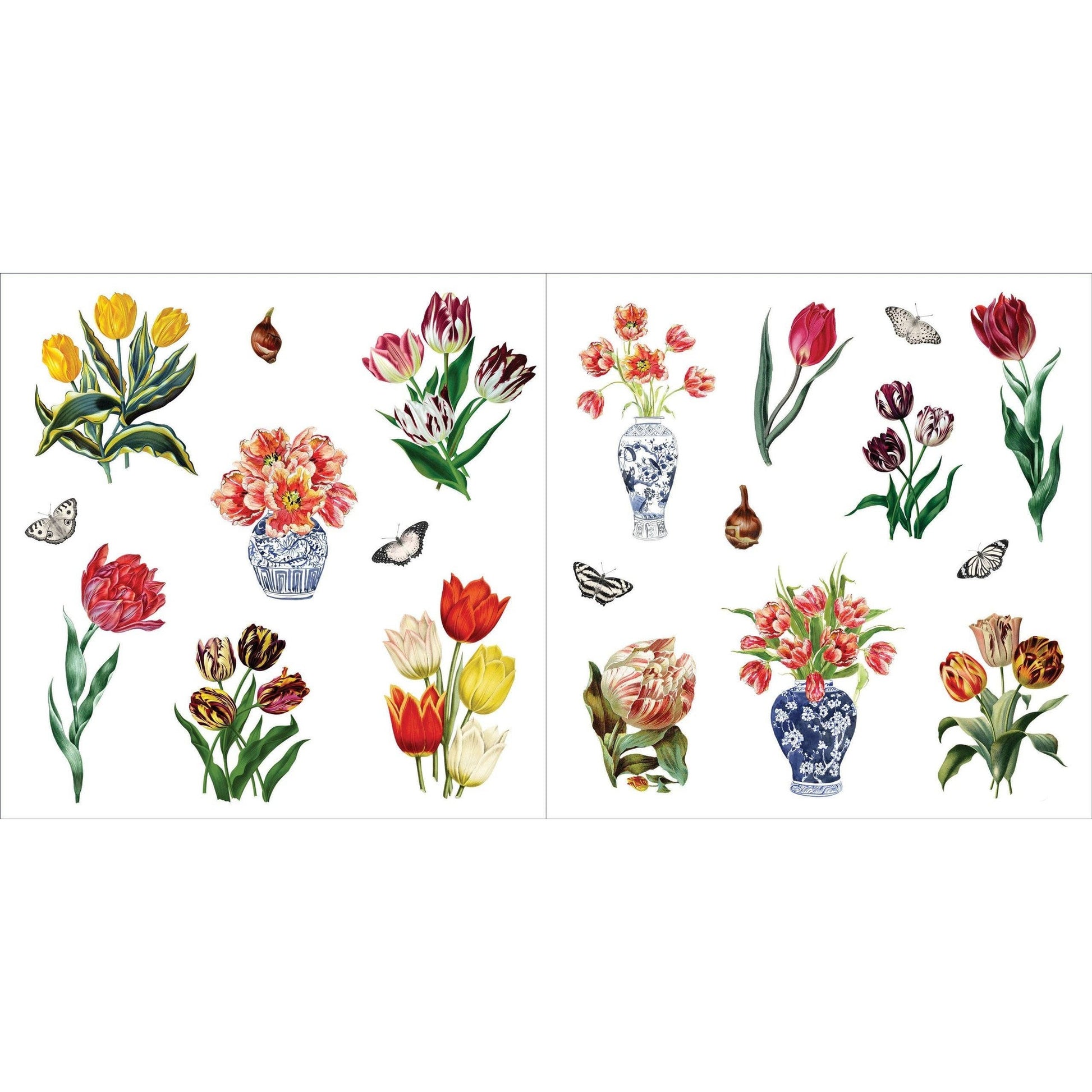 Bunches of Botanicals Decorative Stickers | A Blooming Sticker Book | Over 500 Decals