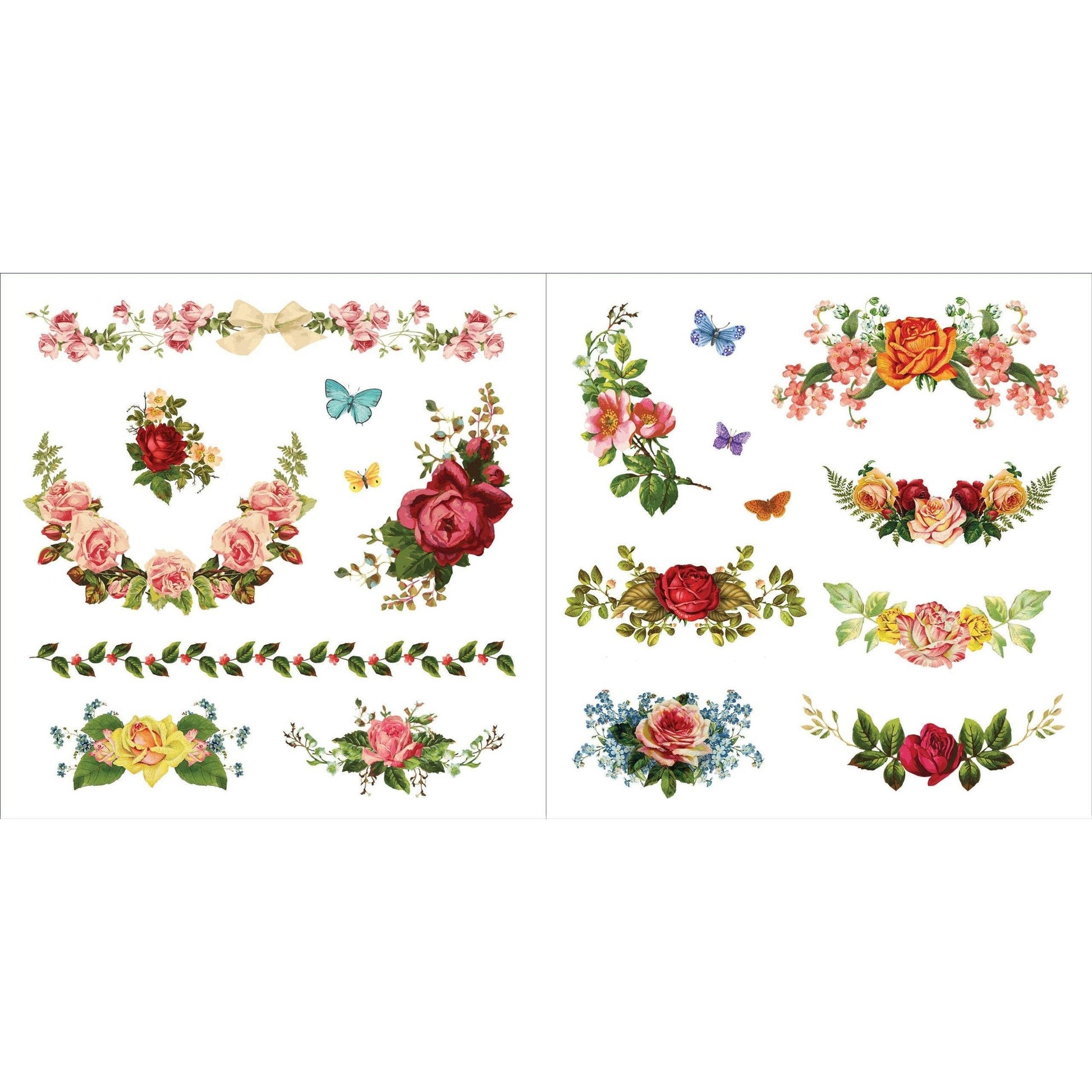 Bunches of Botanicals Decorative Stickers | A Blooming Sticker Book | Over 500 Decals