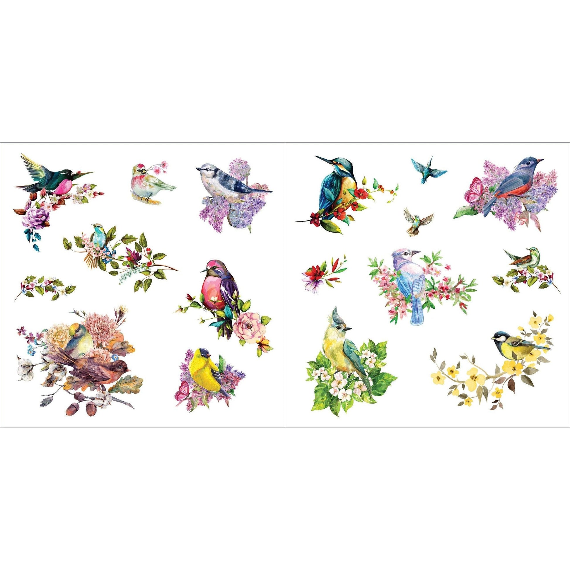 Bunches of Botanicals Decorative Stickers | A Blooming Sticker Book | Over 500 Decals