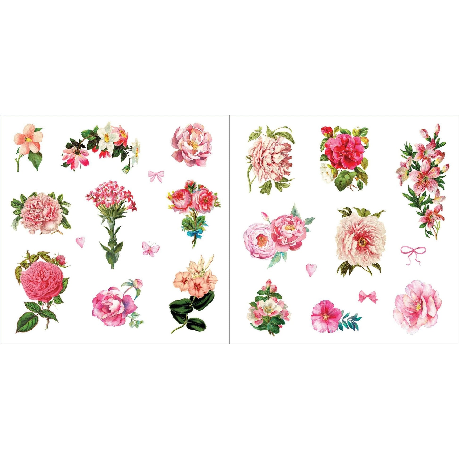 Bunches of Botanicals Decorative Stickers | A Blooming Sticker Book | Over 500 Decals