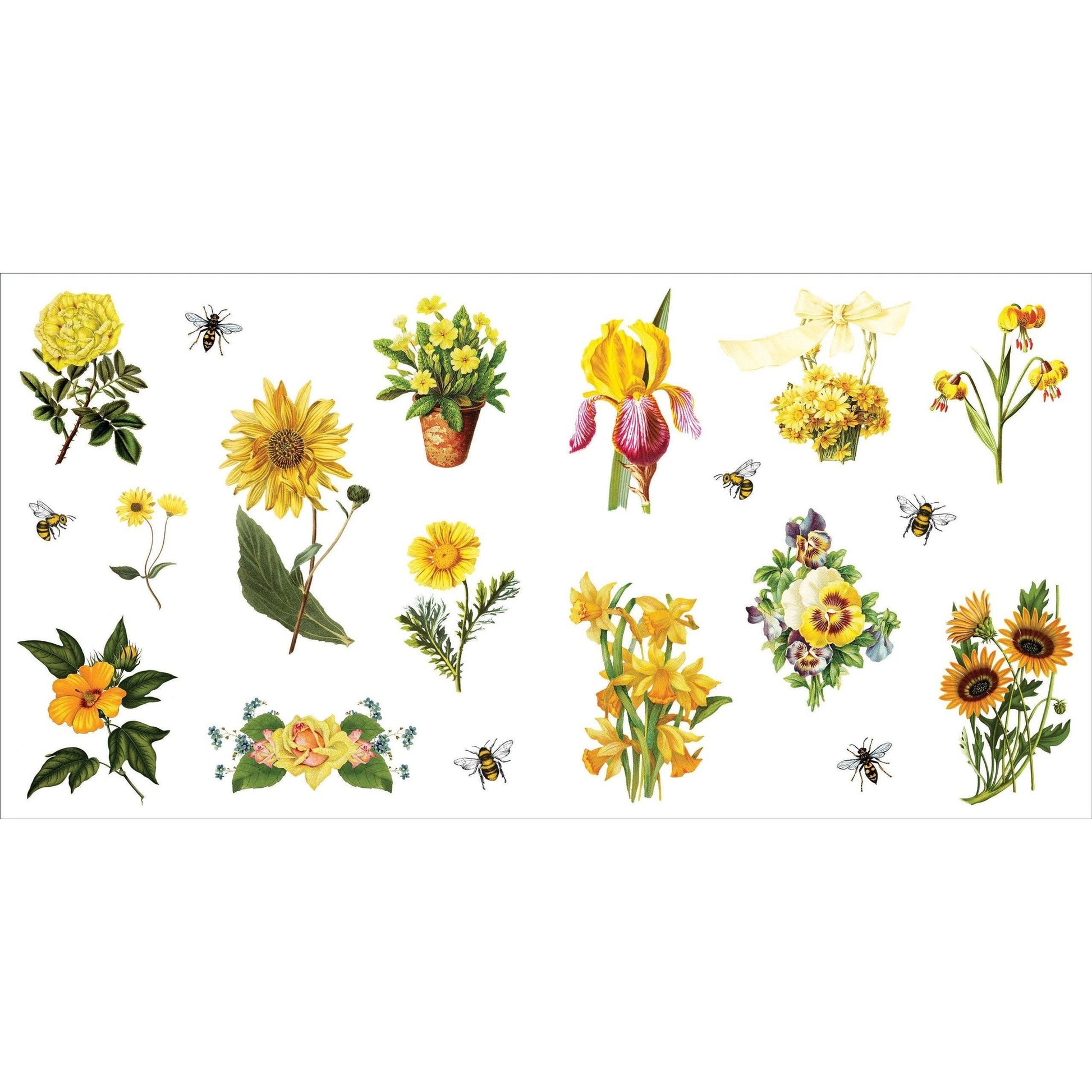 Bunches of Botanicals Decorative Stickers | A Blooming Sticker Book | Over 500 Decals