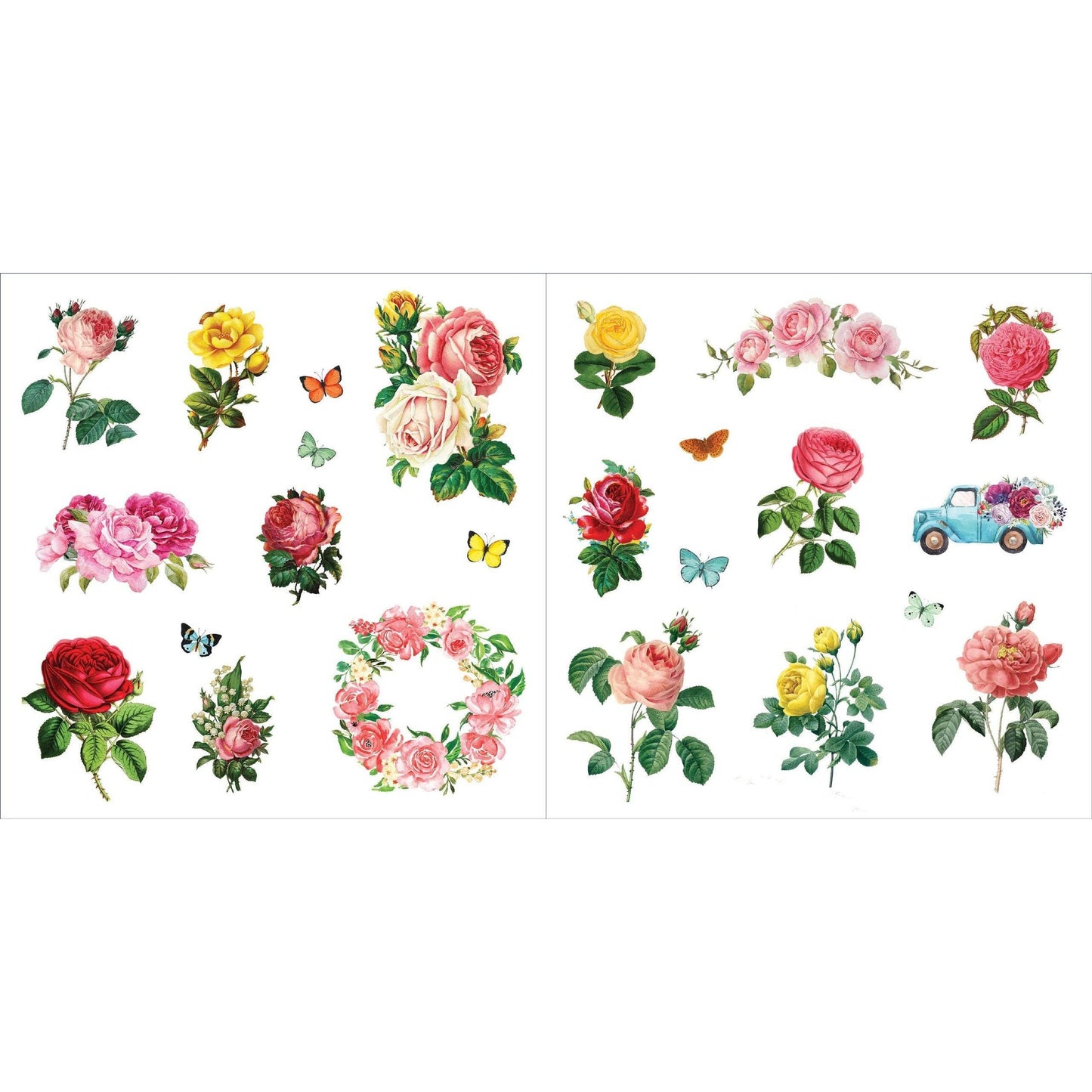 Bunches of Botanicals Decorative Stickers | A Blooming Sticker Book | Over 500 Decals